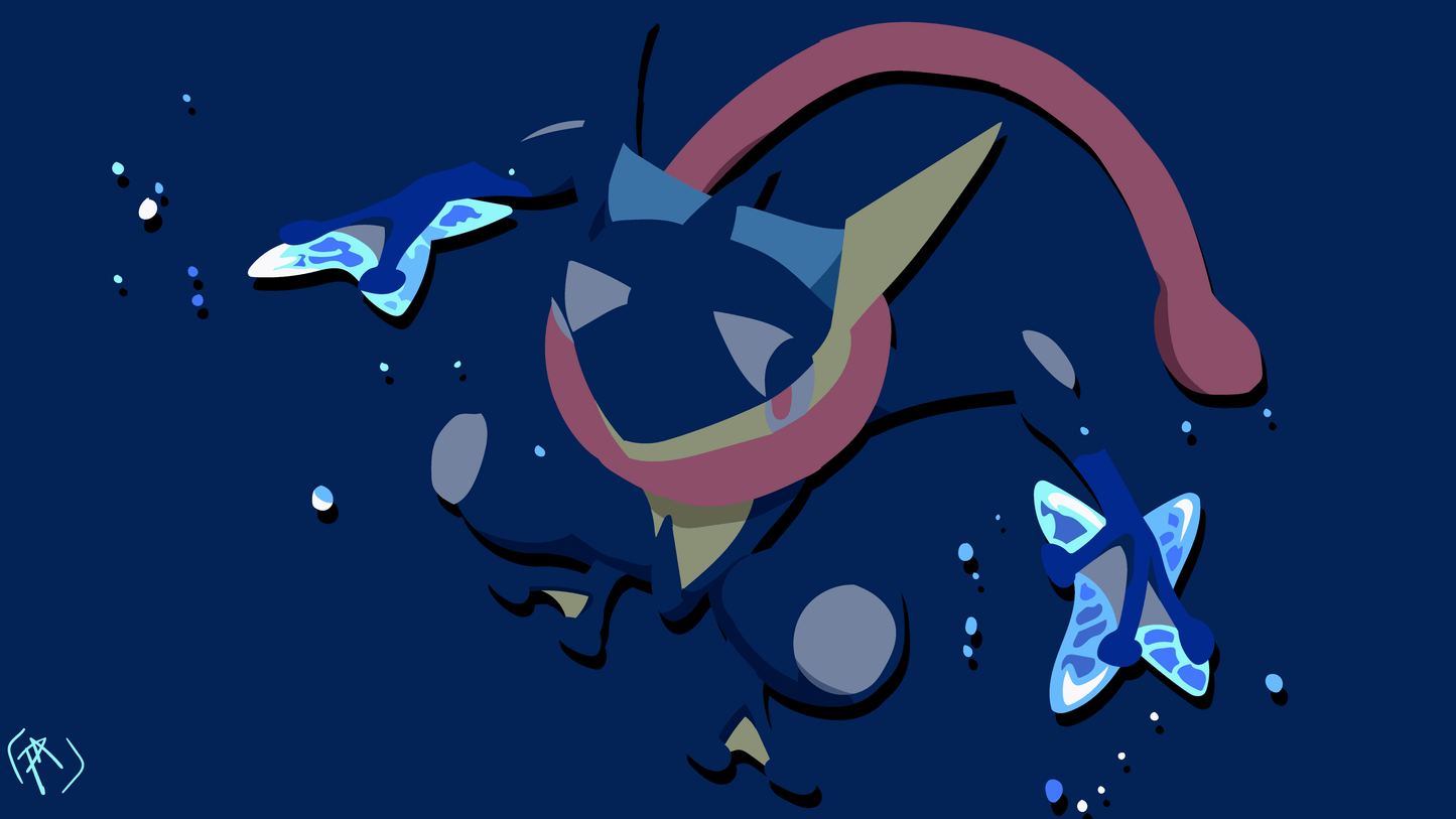 Greninja Double Water Shuriken