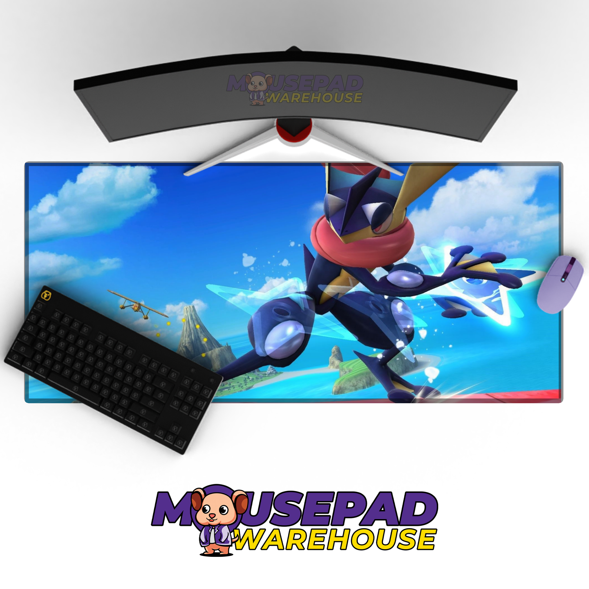 Greninja Smash Water Shuriken Mockup