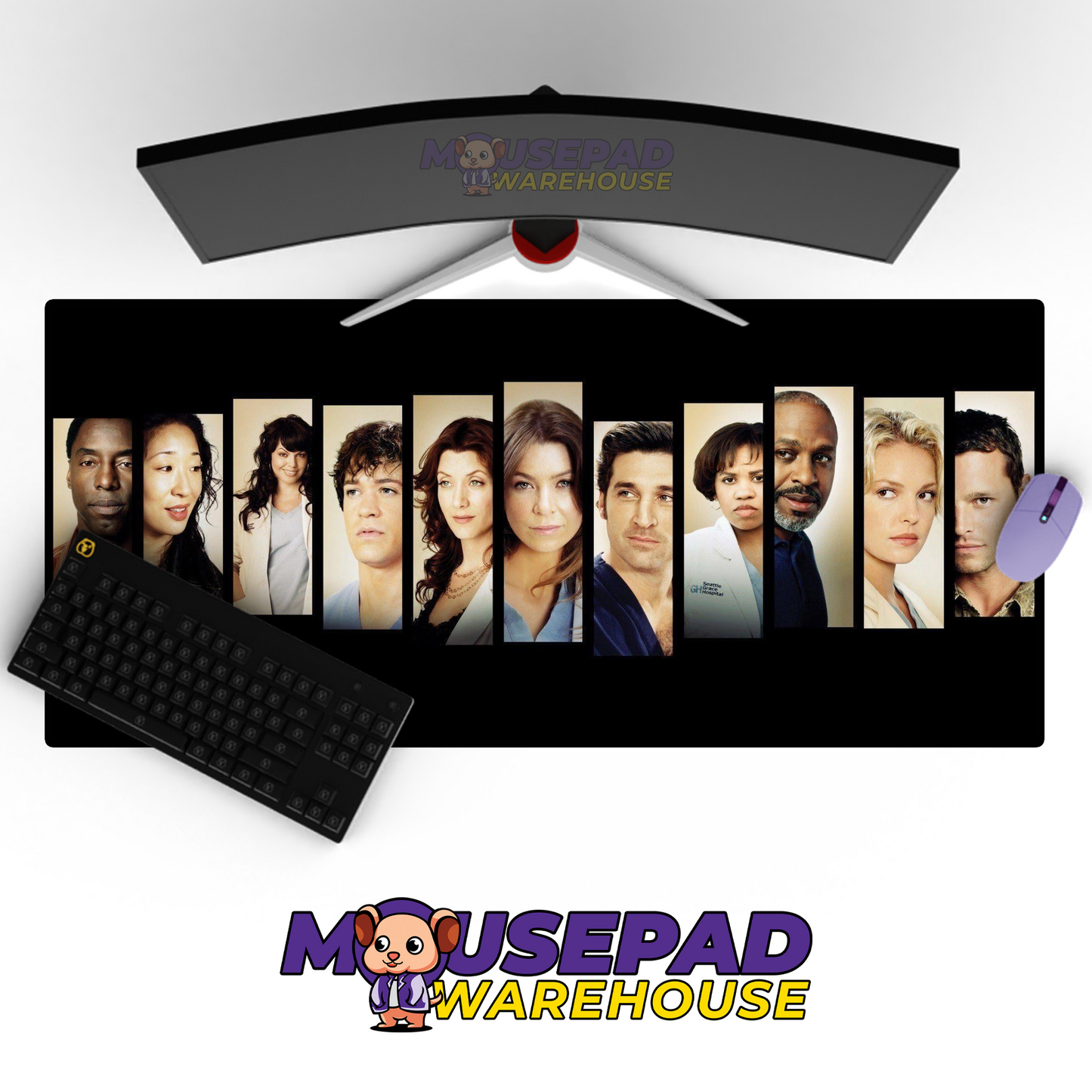 Greys Anatomy V18 Mousepad Mockup