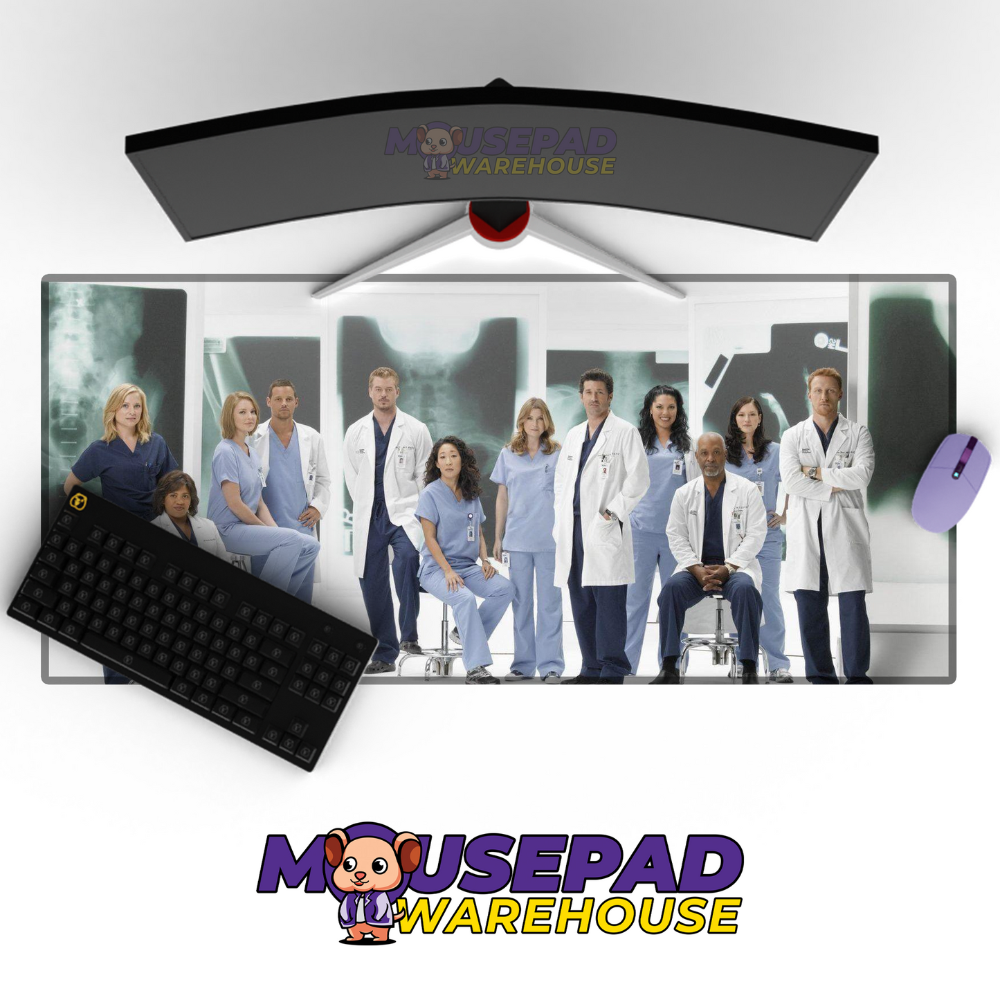Greys Anatomy V19 Mousepad Mockup