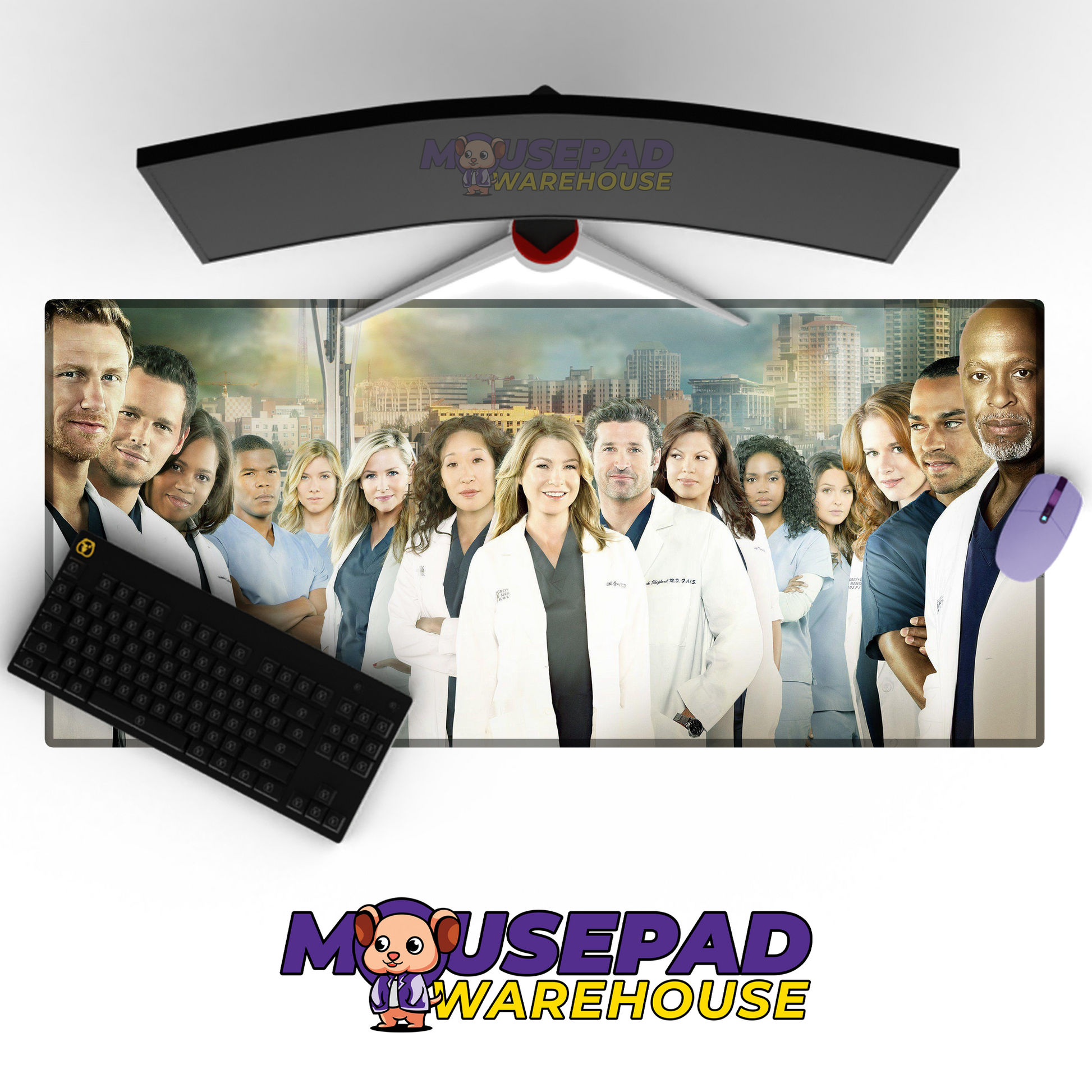 Greys Anatomy V24 Mousepad Mockup