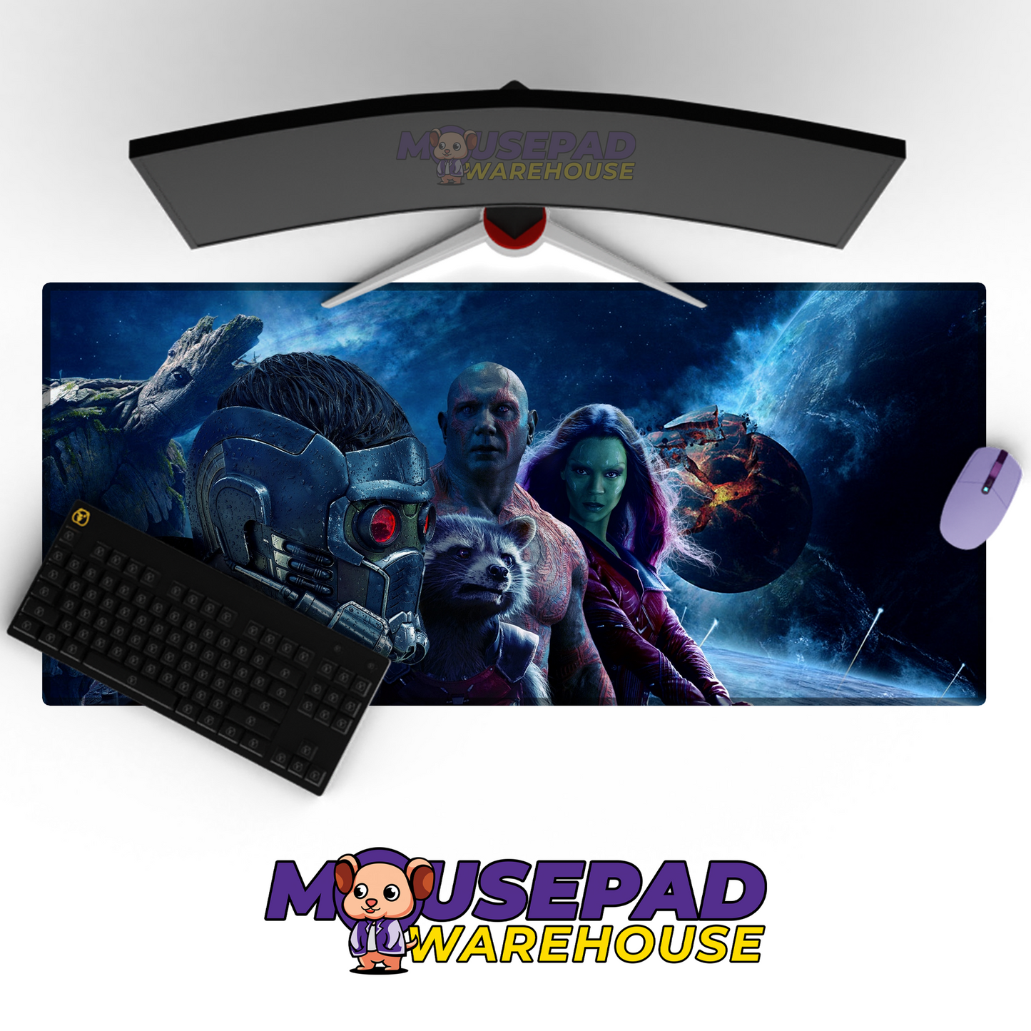 Guardians of the Galaxy V12 Mousepad Mockup
