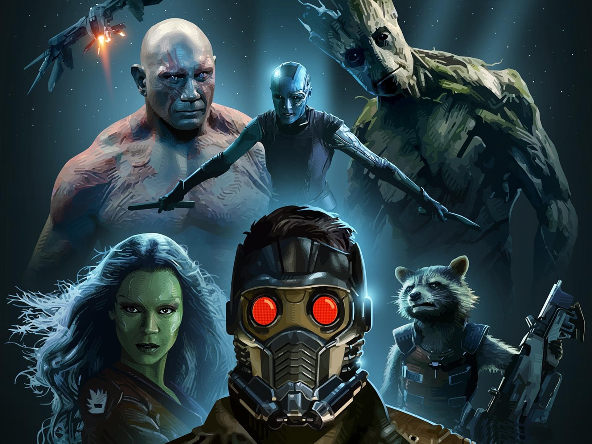 Guardians of the Galaxy V25 Mousepad
