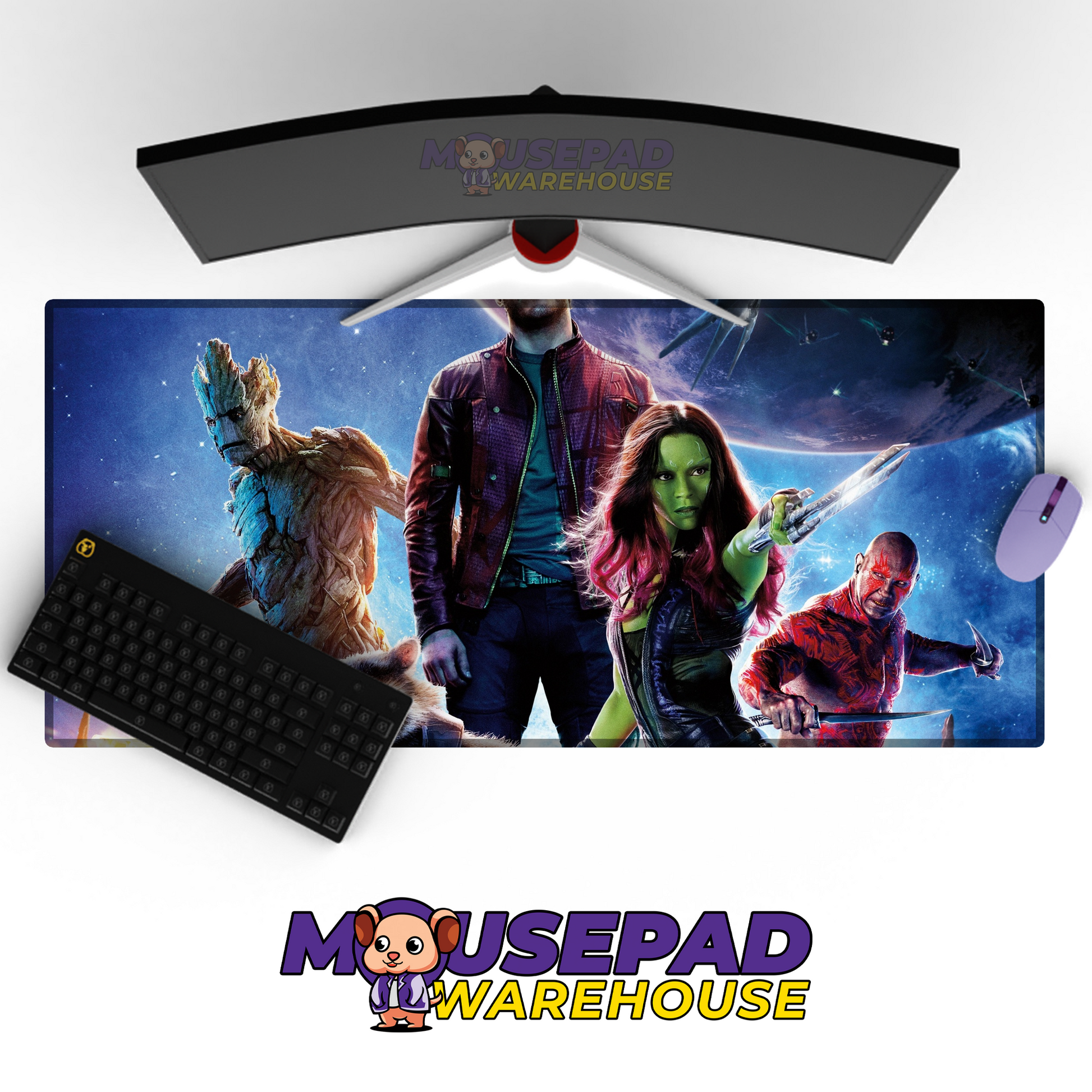 Guardians of the Galaxy V2 Mousepad Mockup