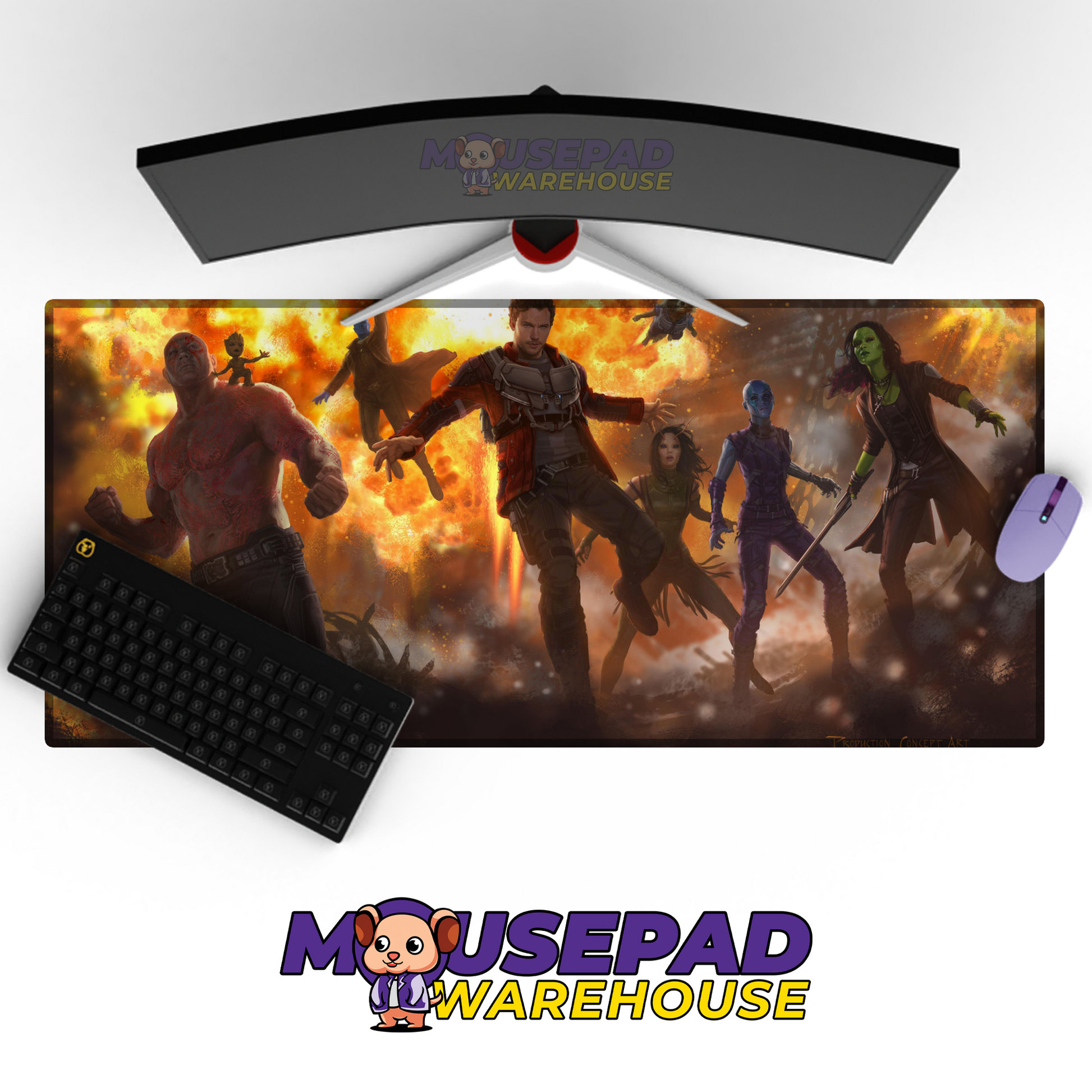 Guardians of the Galaxy V30 Mousepad Mockup
