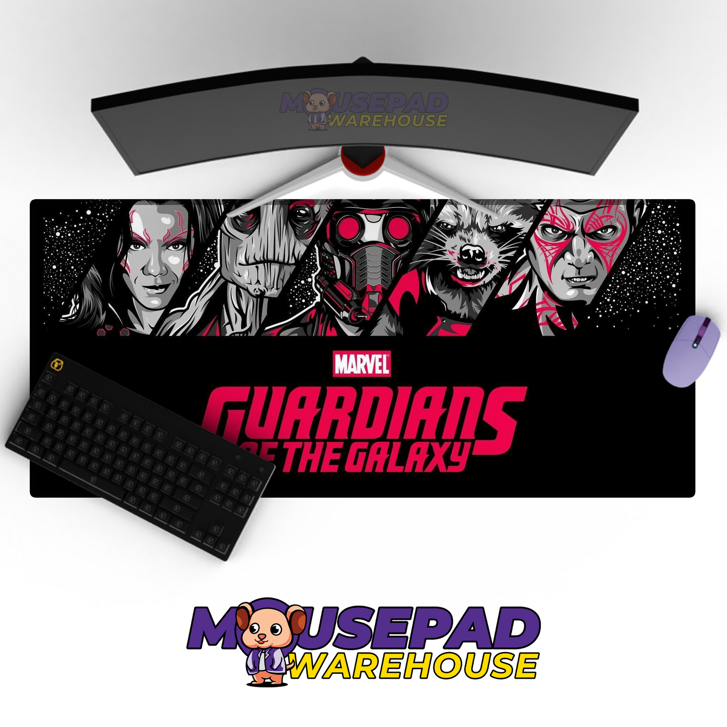 Guardians of the Galaxy V32 Mousepad Mockup