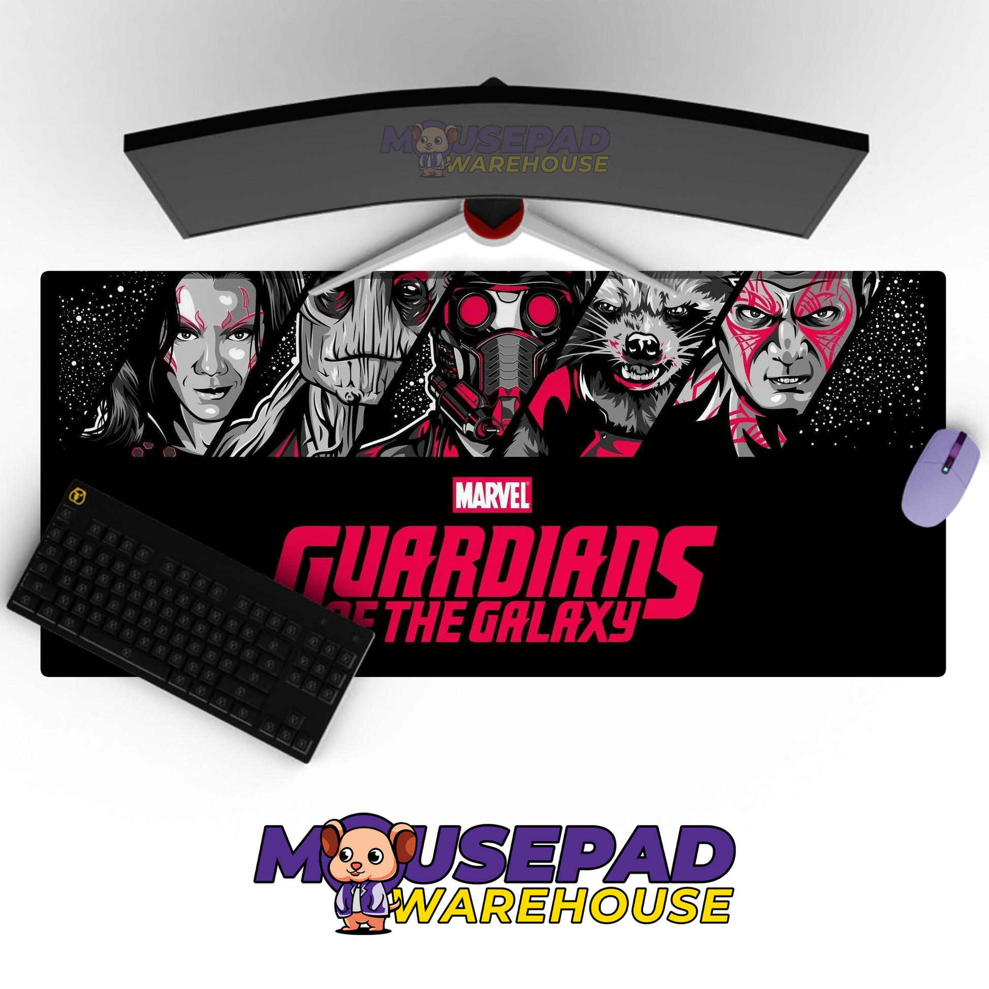Guardians of the Galaxy V32 Mousepad Mockup