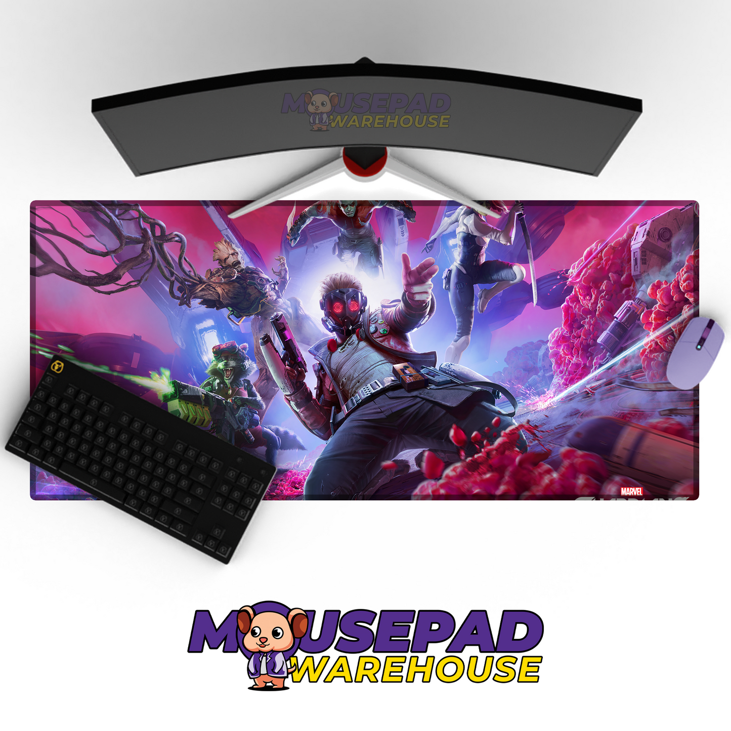 Guardians of the Galaxy V3 Mousepad Mockup