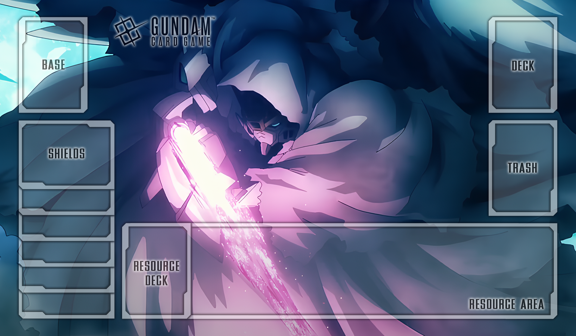 Gundam Snow Gundam TCG Playmat