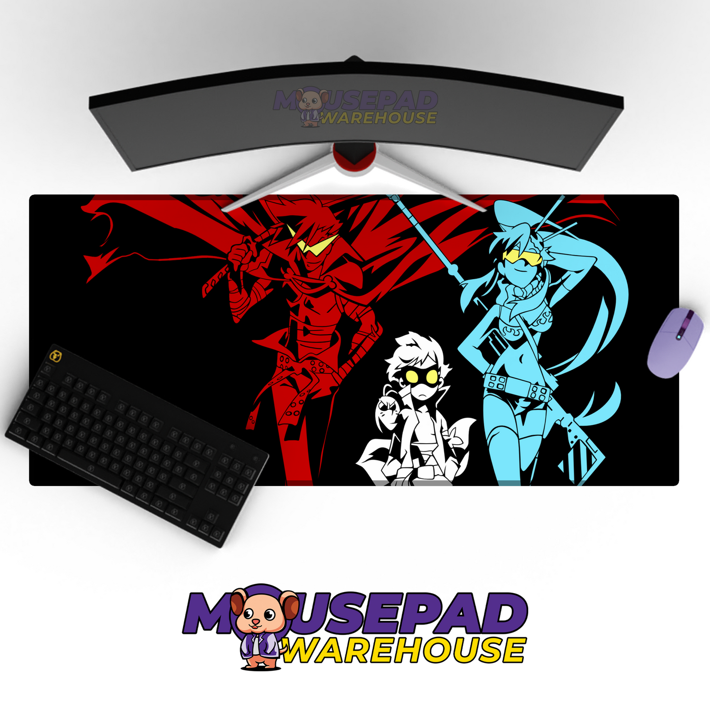 Gurren Lagann V11 Mousepad Mockup