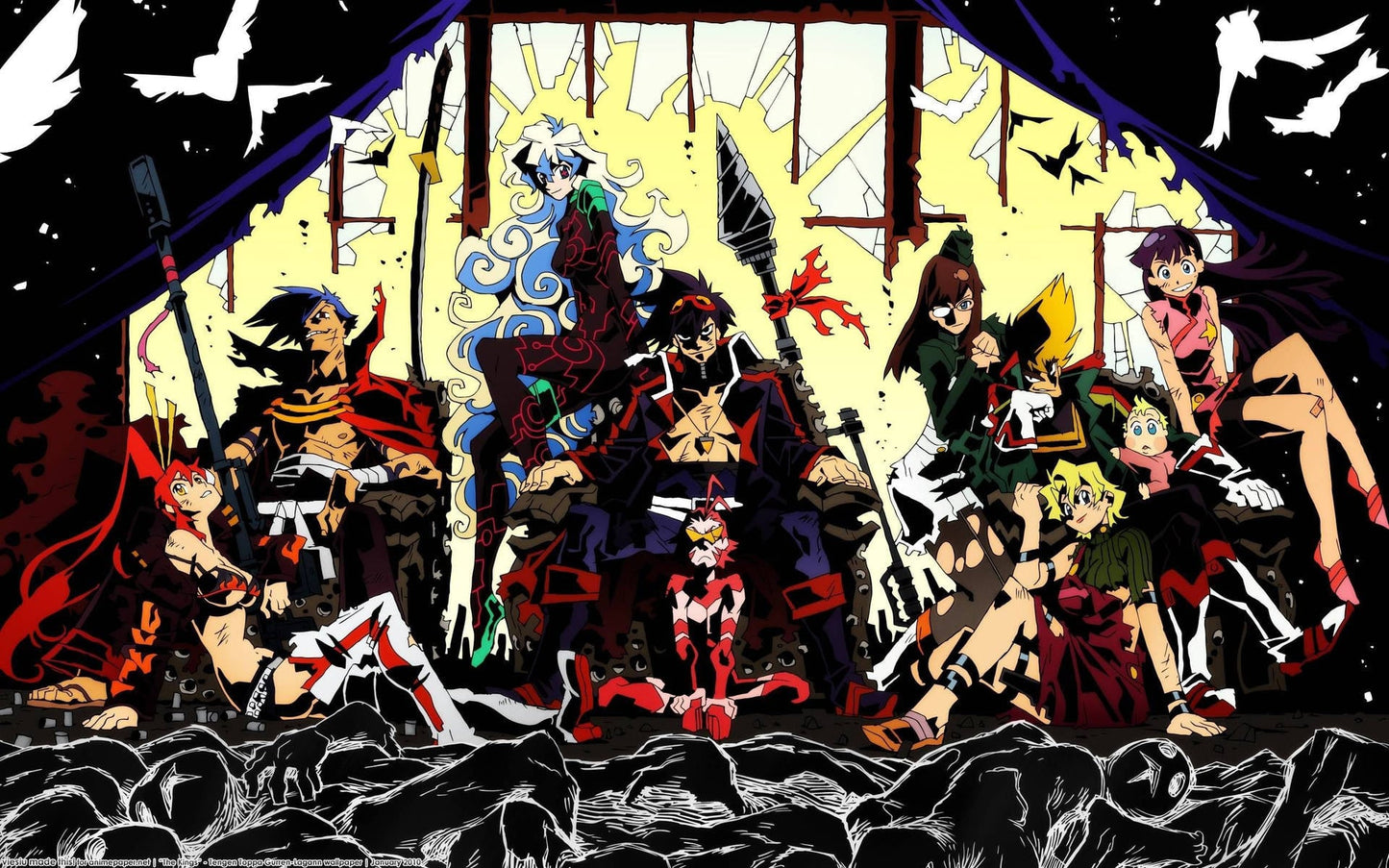 Gurren Lagann V13 Mousepad