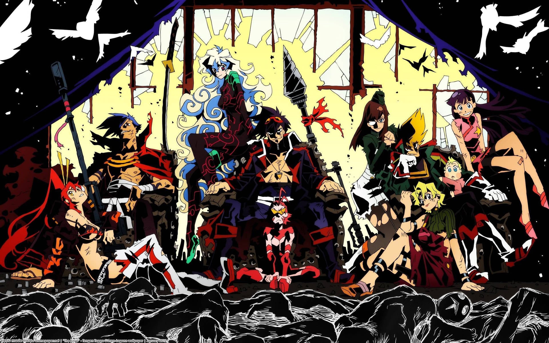 Gurren Lagann V13 Mousepad