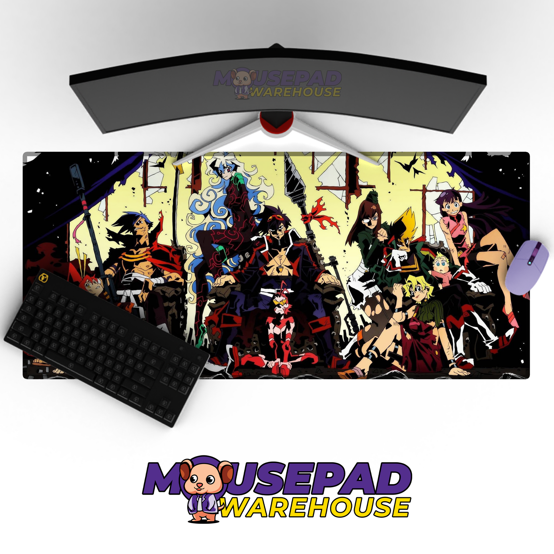 Gurren Lagann V13 Mousepad Mockup