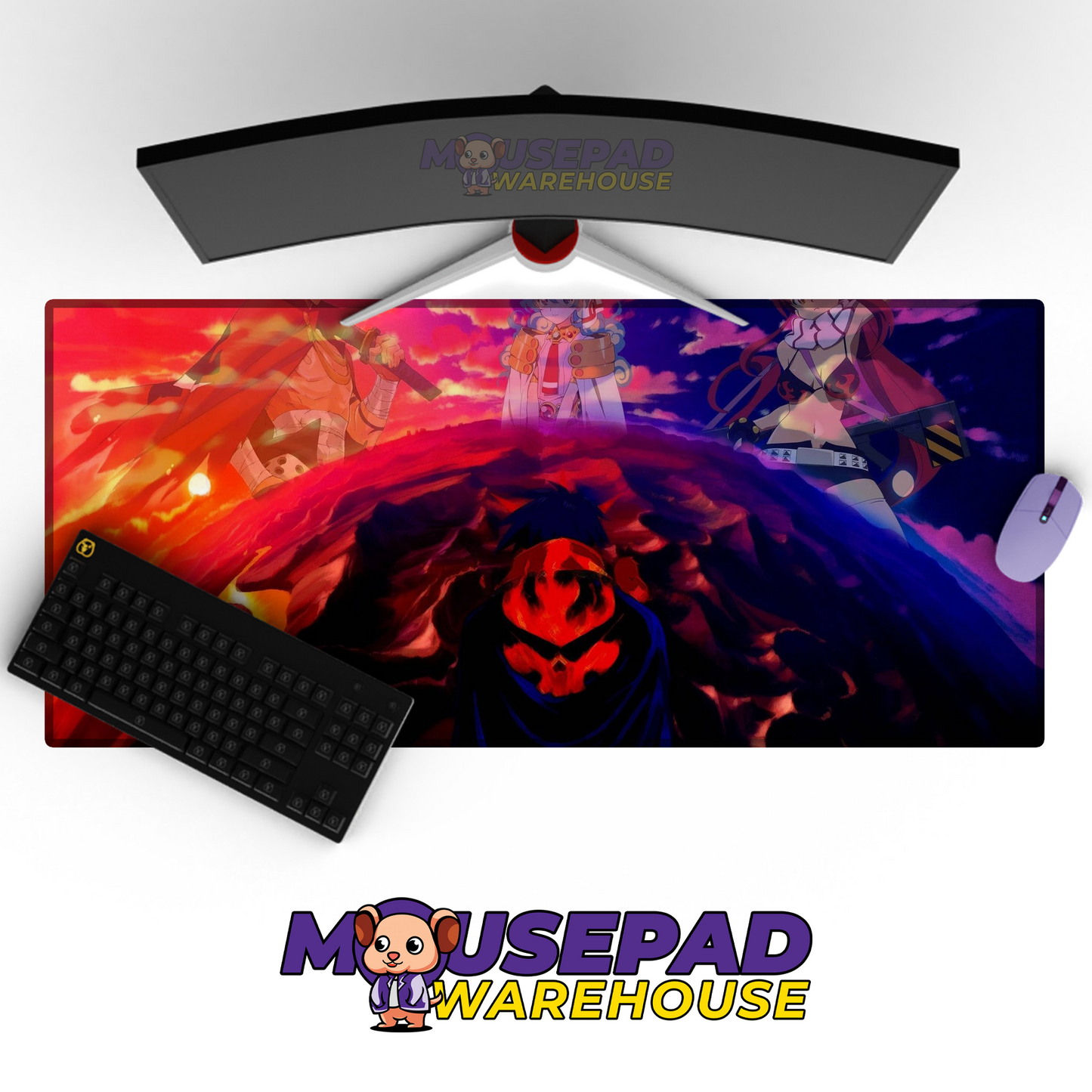 Gurren Lagann V14 Mousepad Mockup