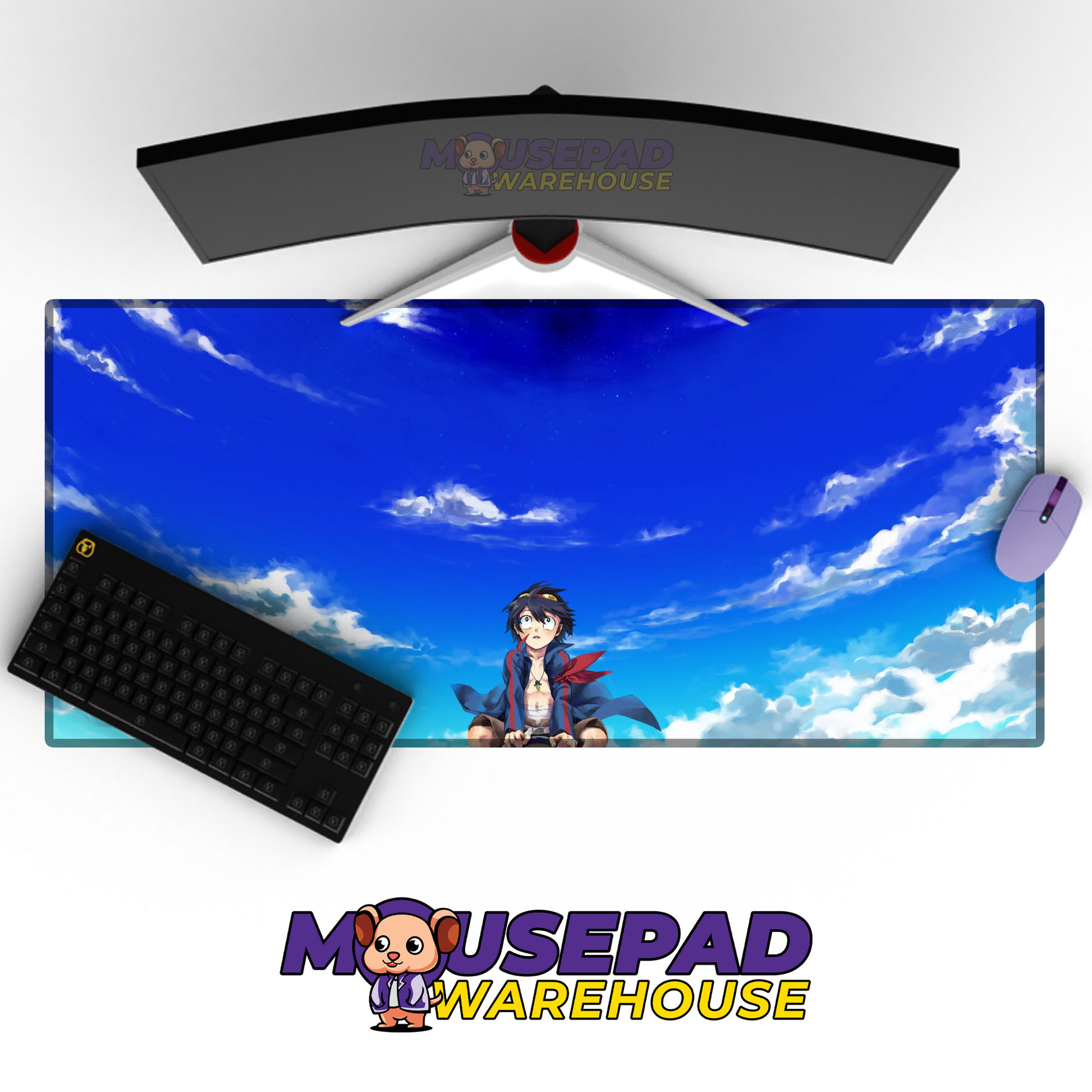 Gurren Lagann V15 Mousepad Mockup