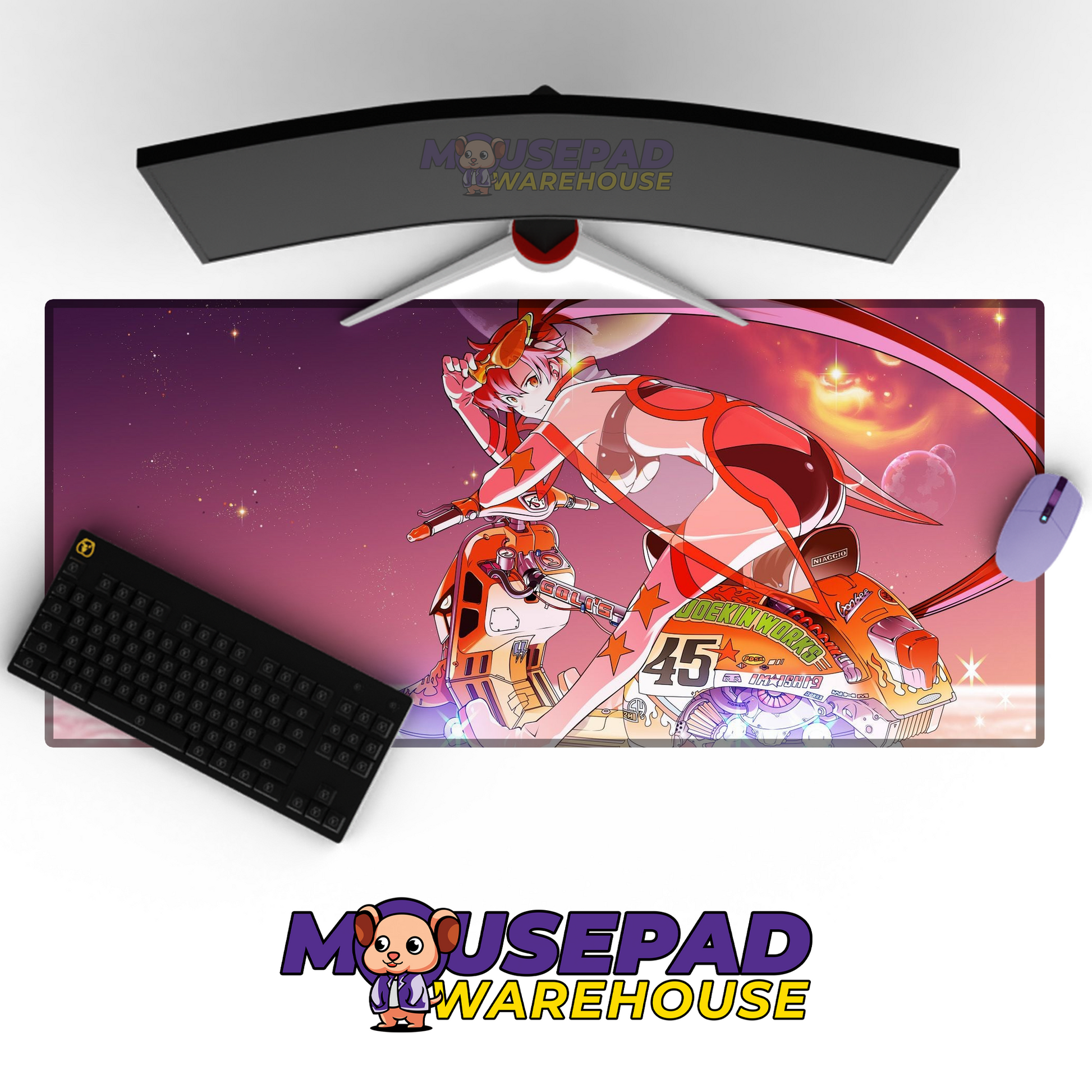 Gurren Lagann V16 Mousepad Mockup