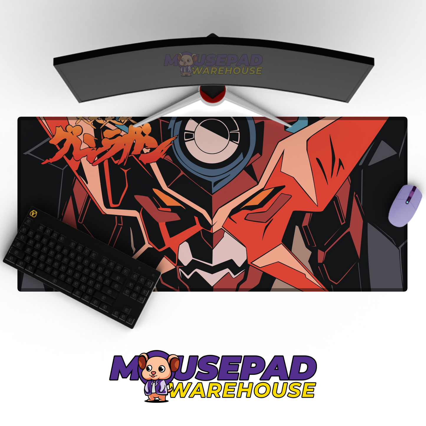 Gurren Lagann V22 Mousepad Mockup