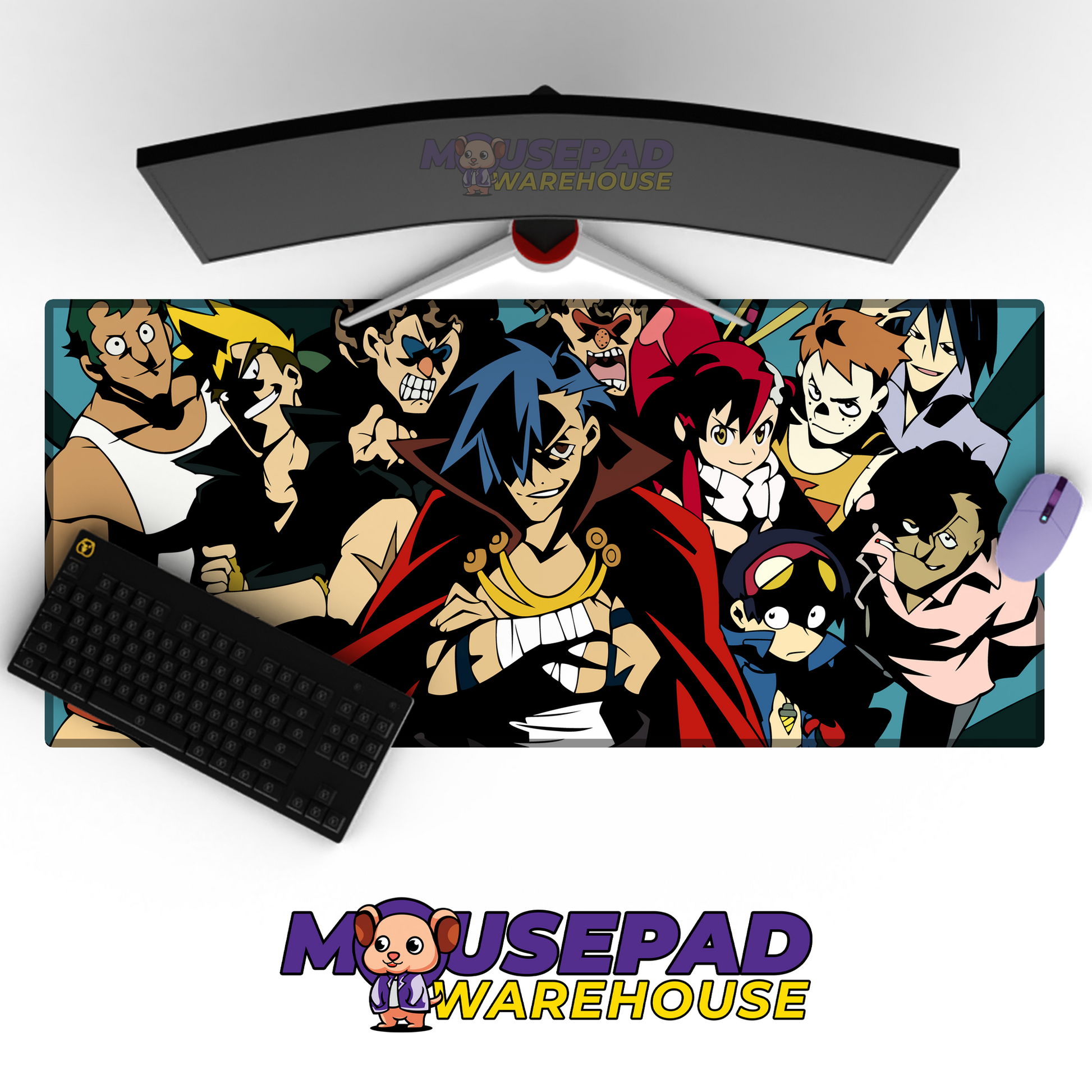 Gurren Lagann V23 Mousepad Mockup