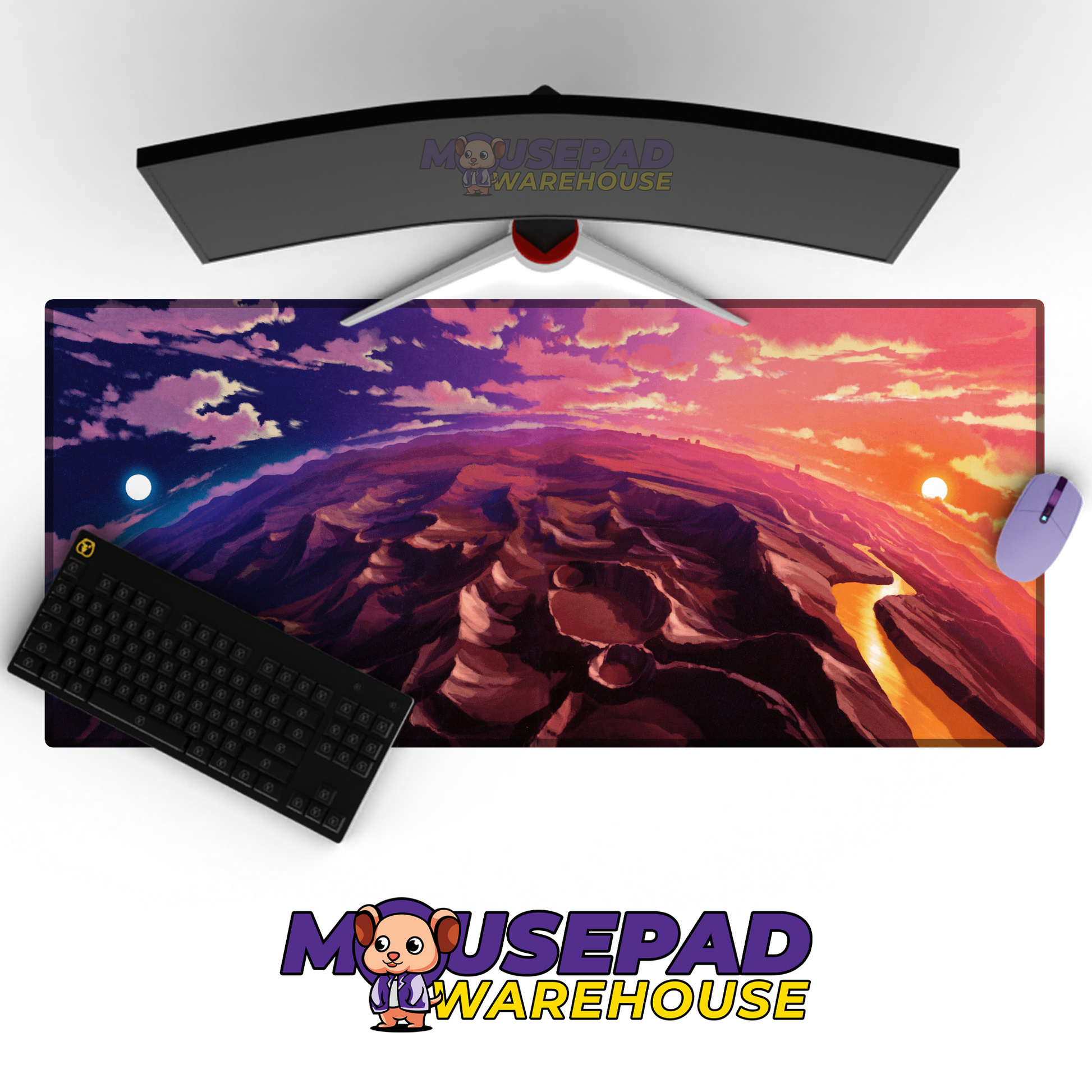 Gurren Lagann V25 Mousepad Mockup