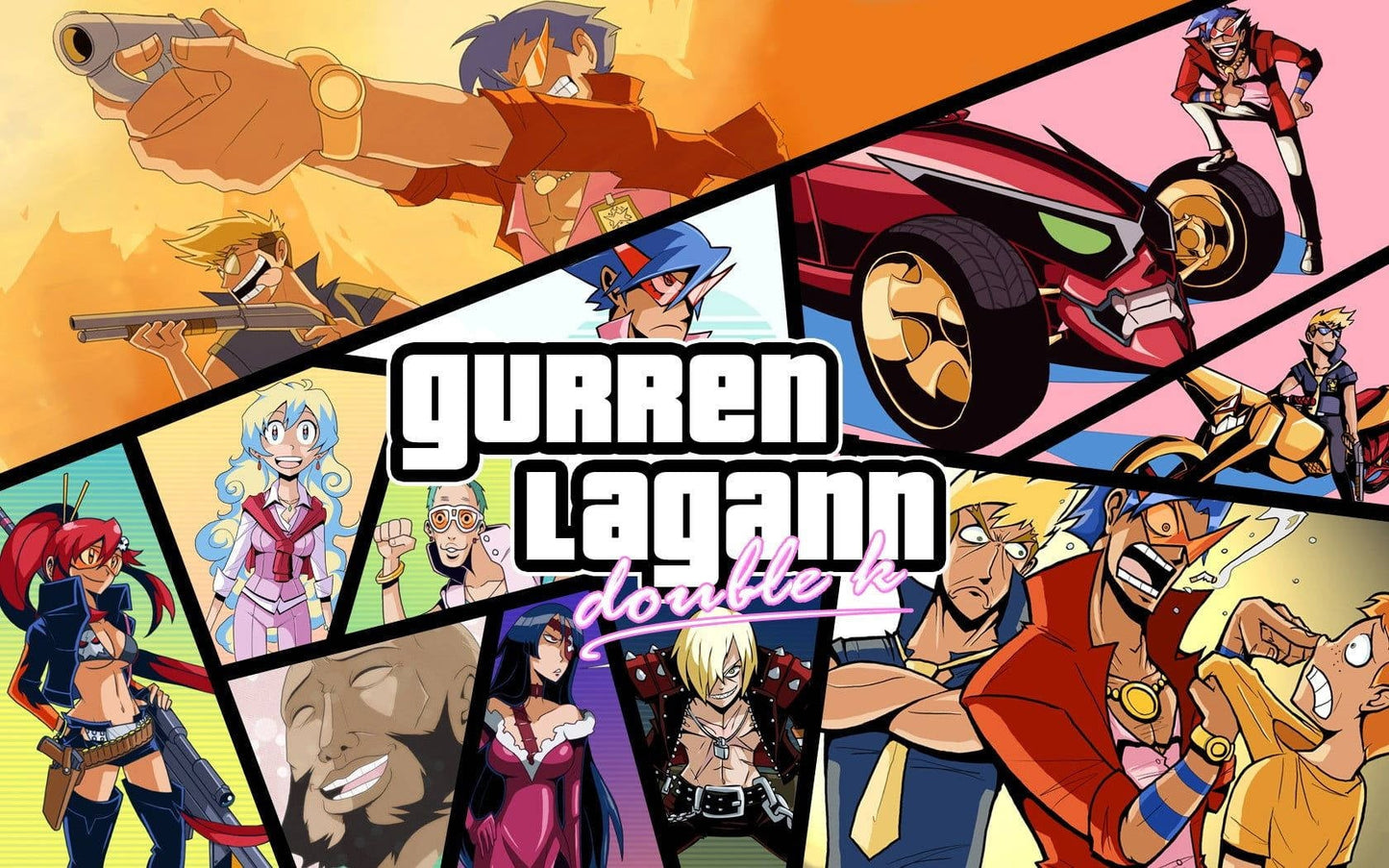 Gurren Lagann V27 Mousepad