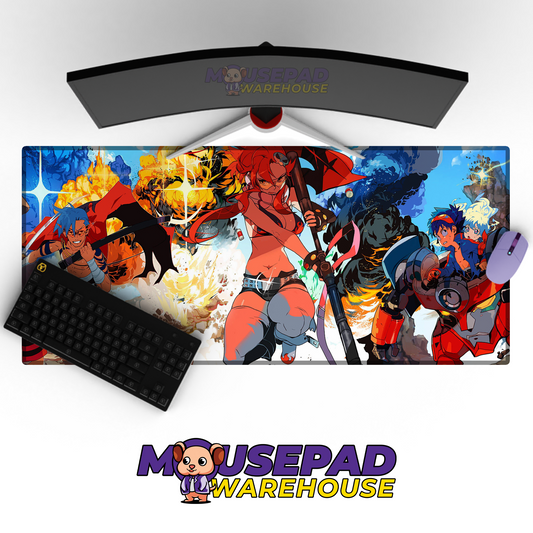 Gurren Lagann V2 Mousepad Mockup