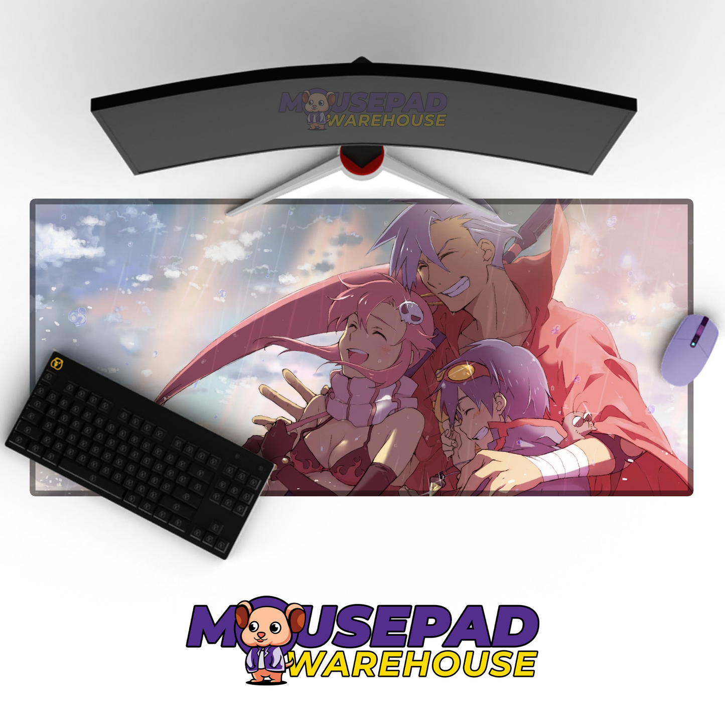 Gurren Lagann V30 Mousepad Mockup