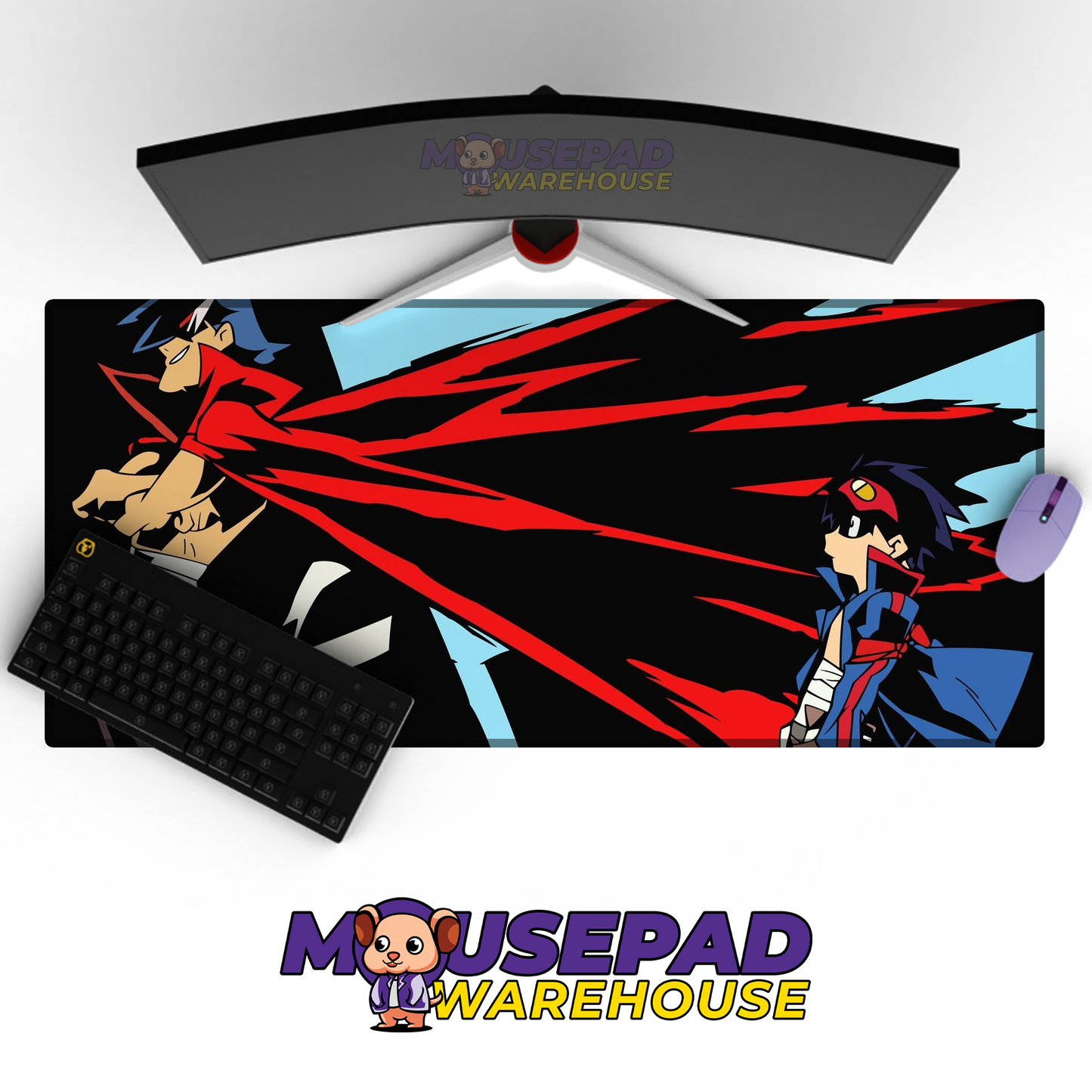 Gurren Lagann V31 Mousepad Mockup