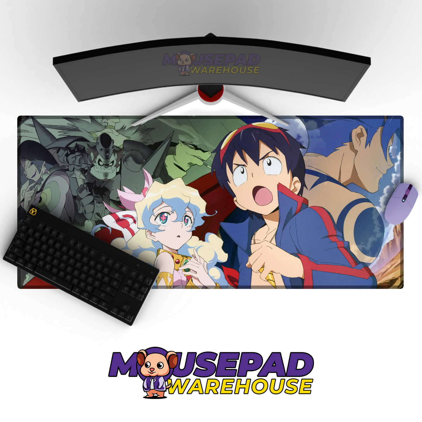 Gurren Lagann V35 Mousepad Mockup