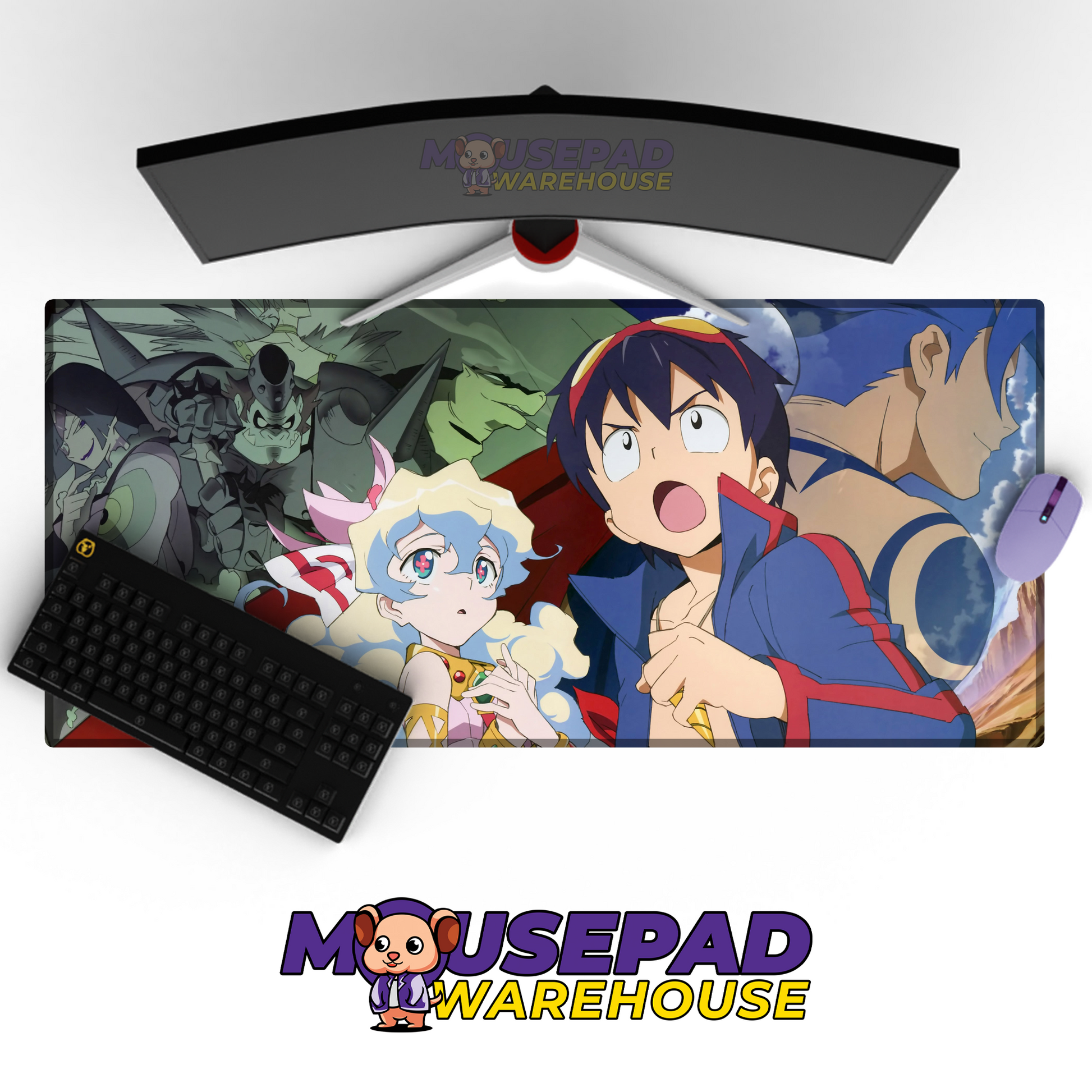 Gurren Lagann V35 Mousepad Mockup