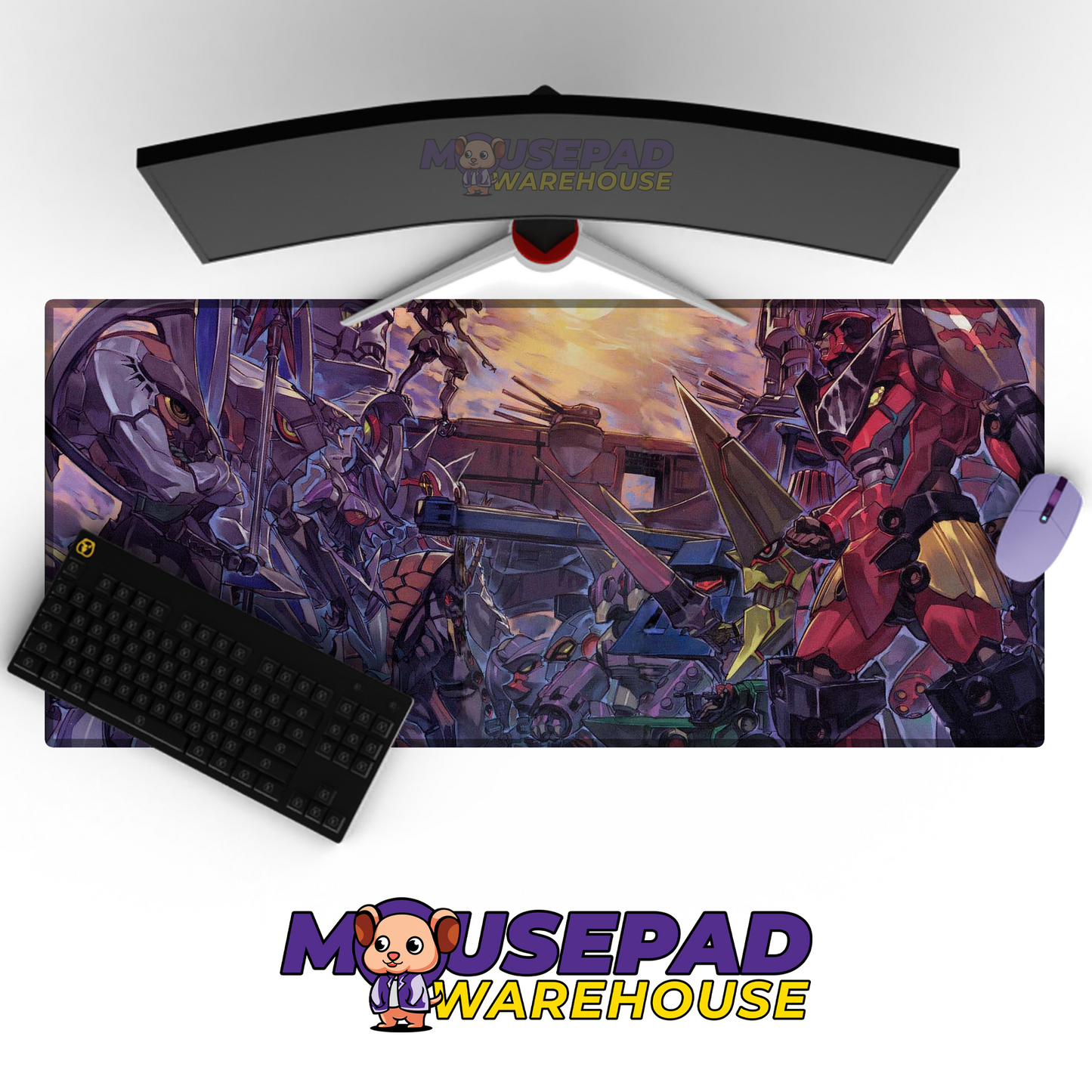 Gurren Lagann V3 Mousepad Mockup