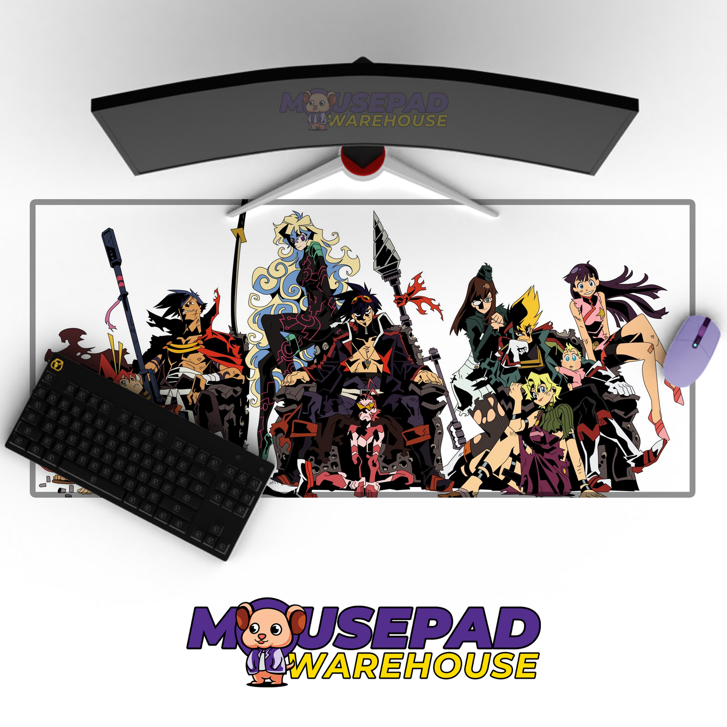 Gurren Lagann V40 Mousepad Mockup