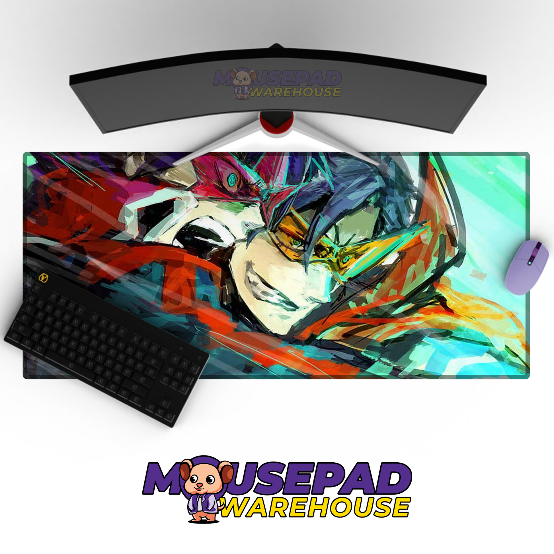 Gurren Lagann V41 Mousepad Mockup