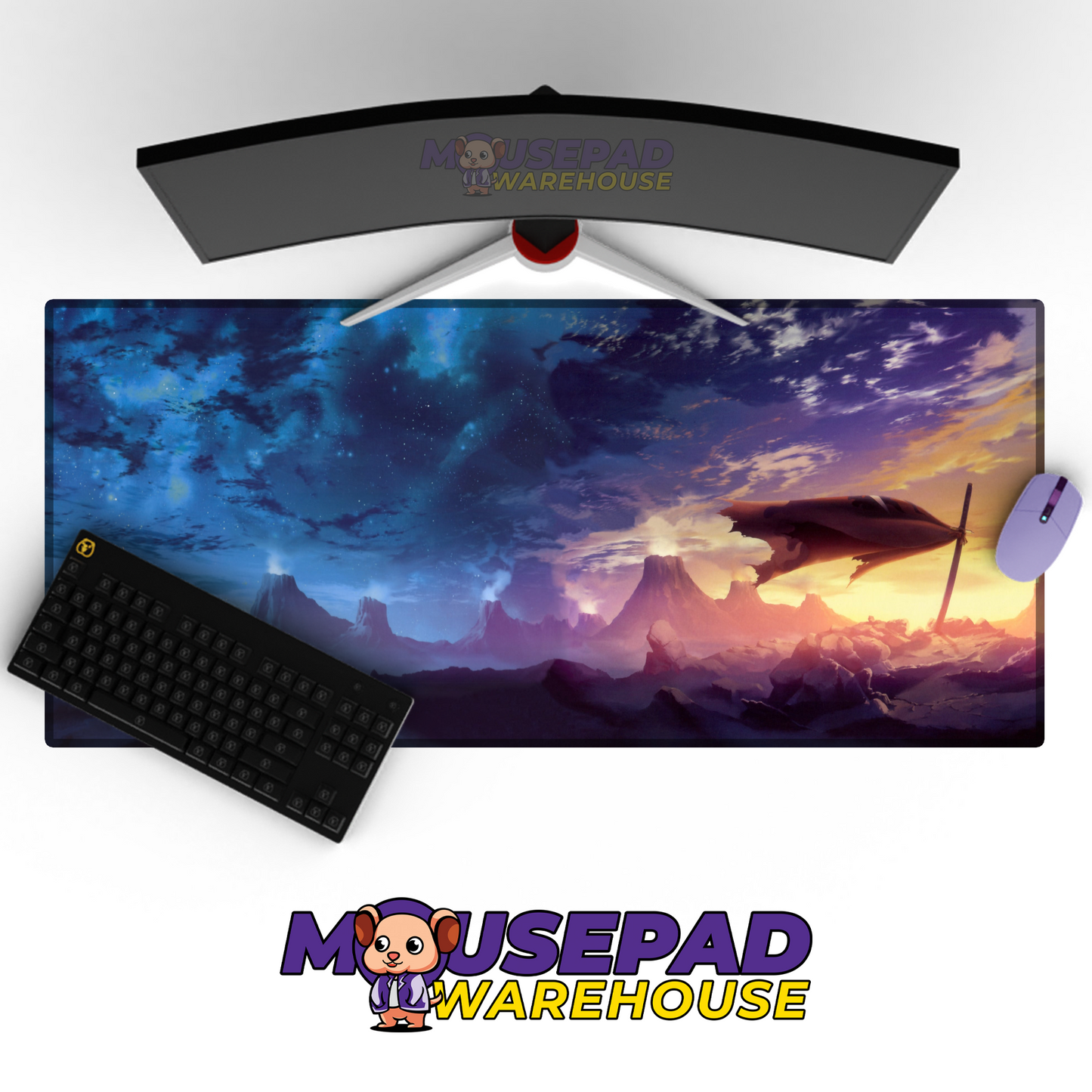Gurren Lagann V7 Mousepad Mockup