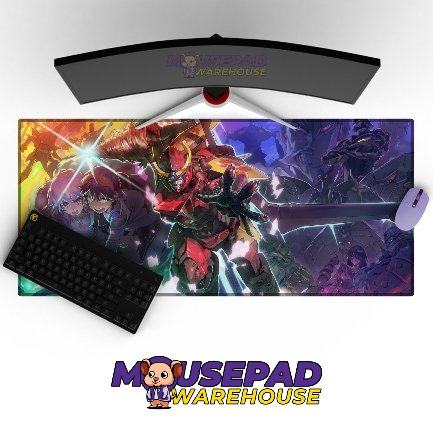Gurren Lagann V9 Mousepad Mockup
