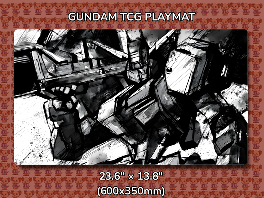 Gusion Alt no layout Gundam TCG Playmat Mockup