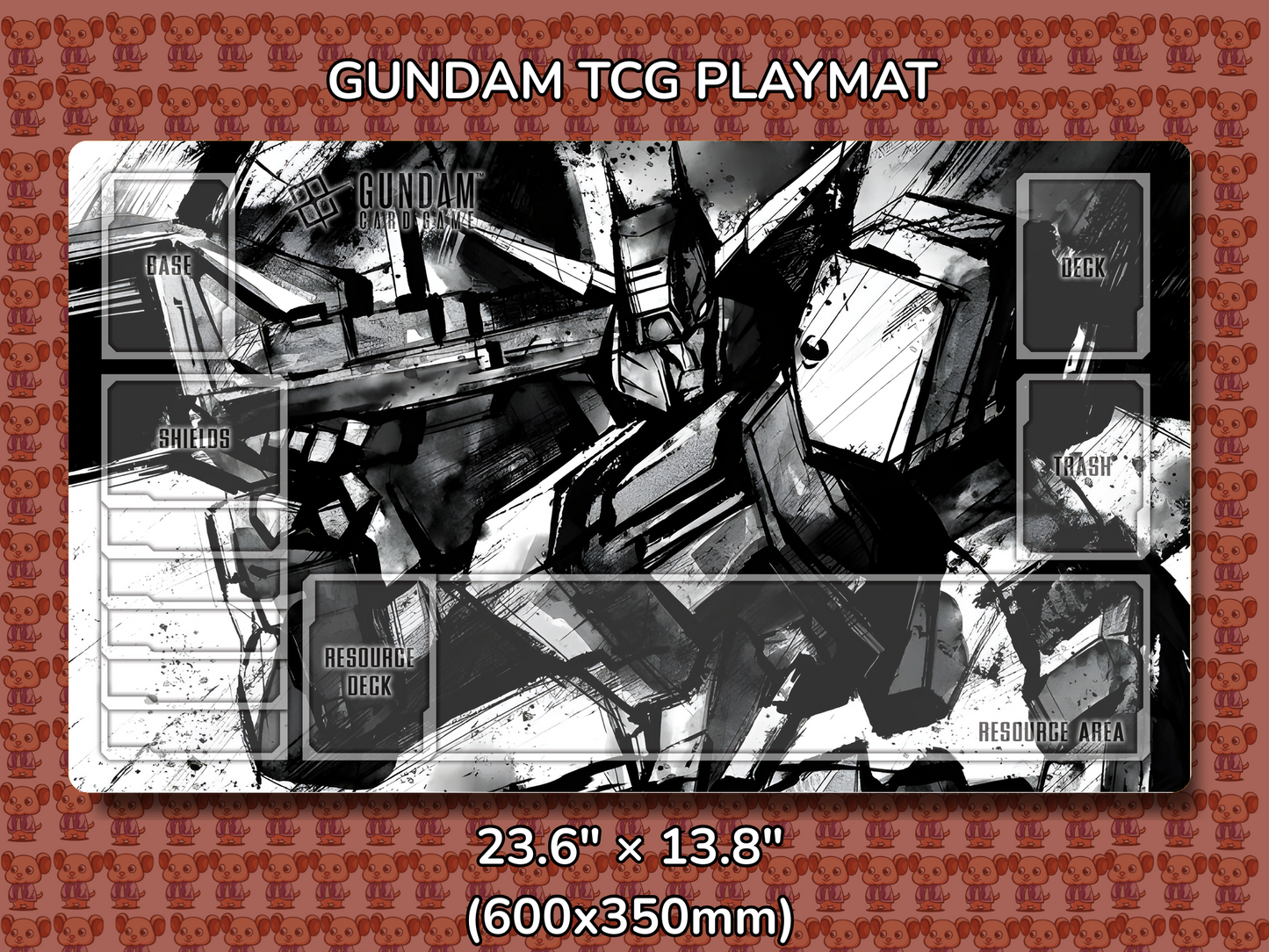 Gusion alt Gundam TCG Playmat Mockup