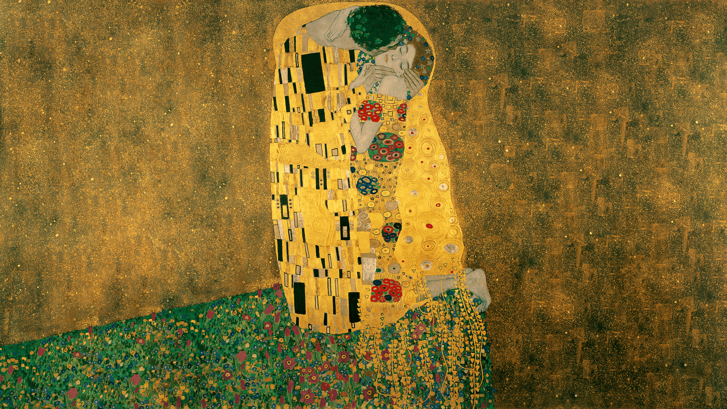 Gustav Klimt - The Kiss Art (Painting) Mousepad