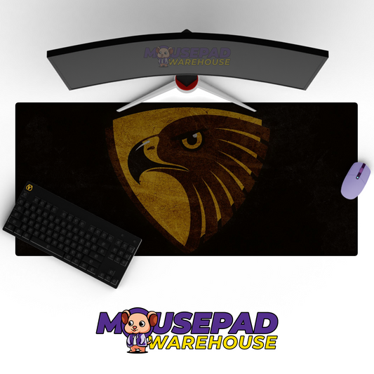 Hawthorn Hawks V10 Mousepad Deskmat Mockup