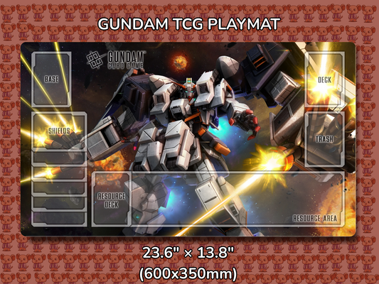 Hazel Gundam TCG Playmat Mockup