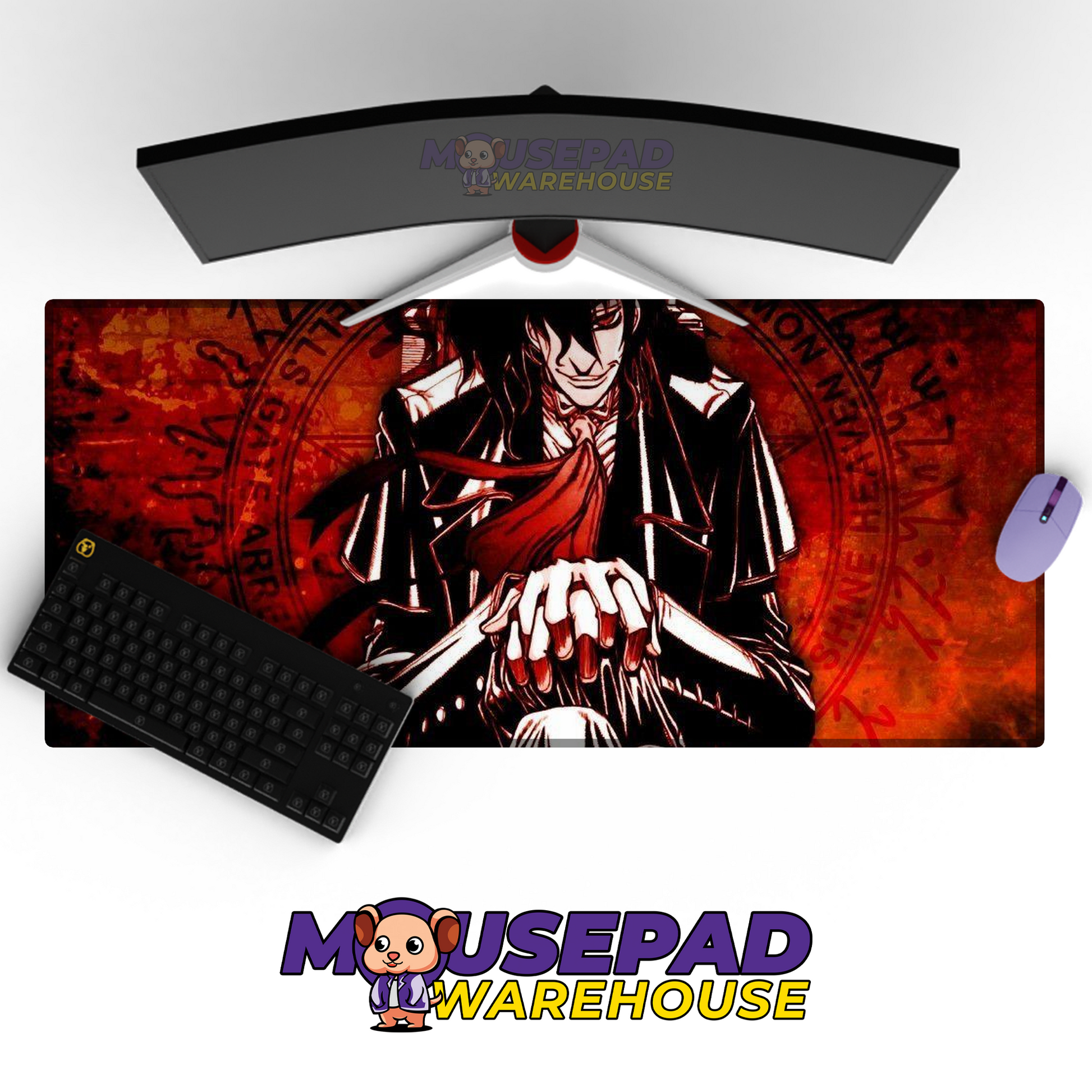 Hellsing Ultimate V14 Mousepad Mockup