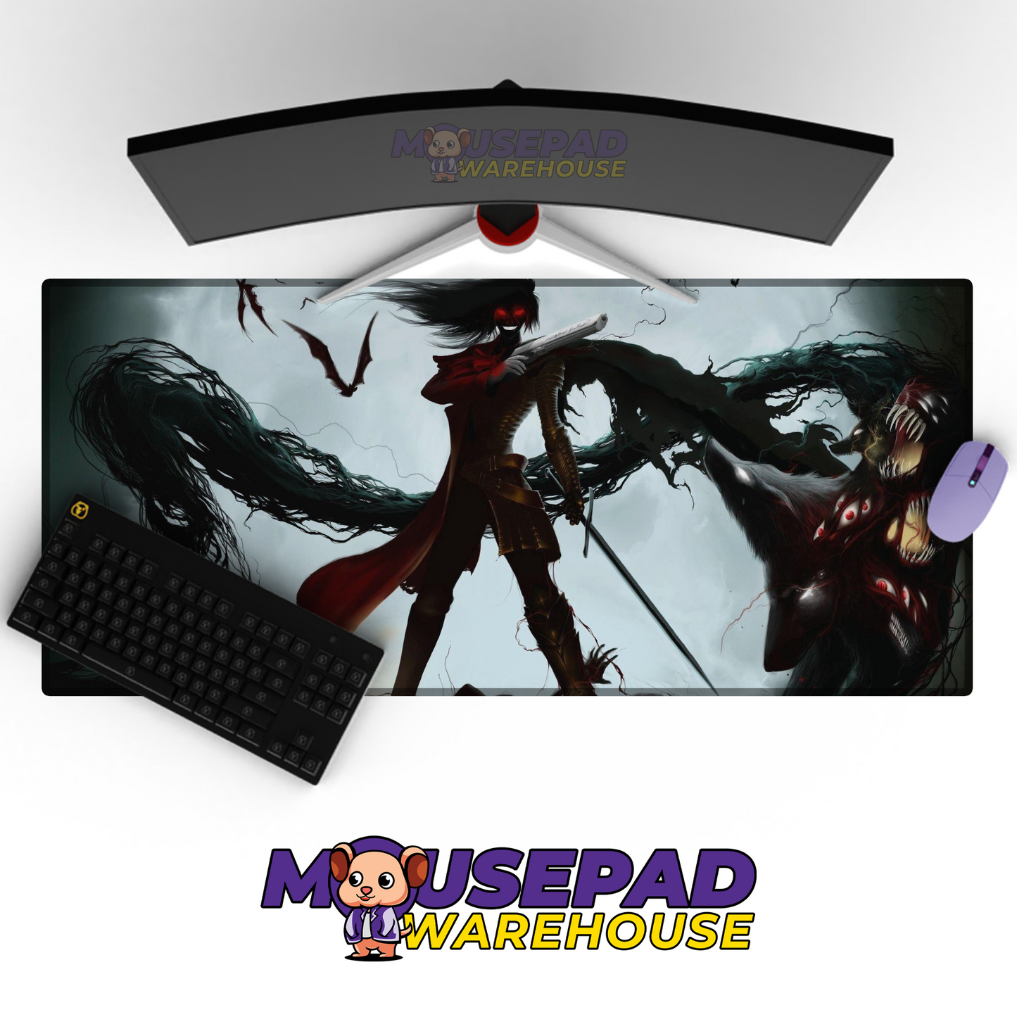 Hellsing Ultimate V19 Mousepad Mockup