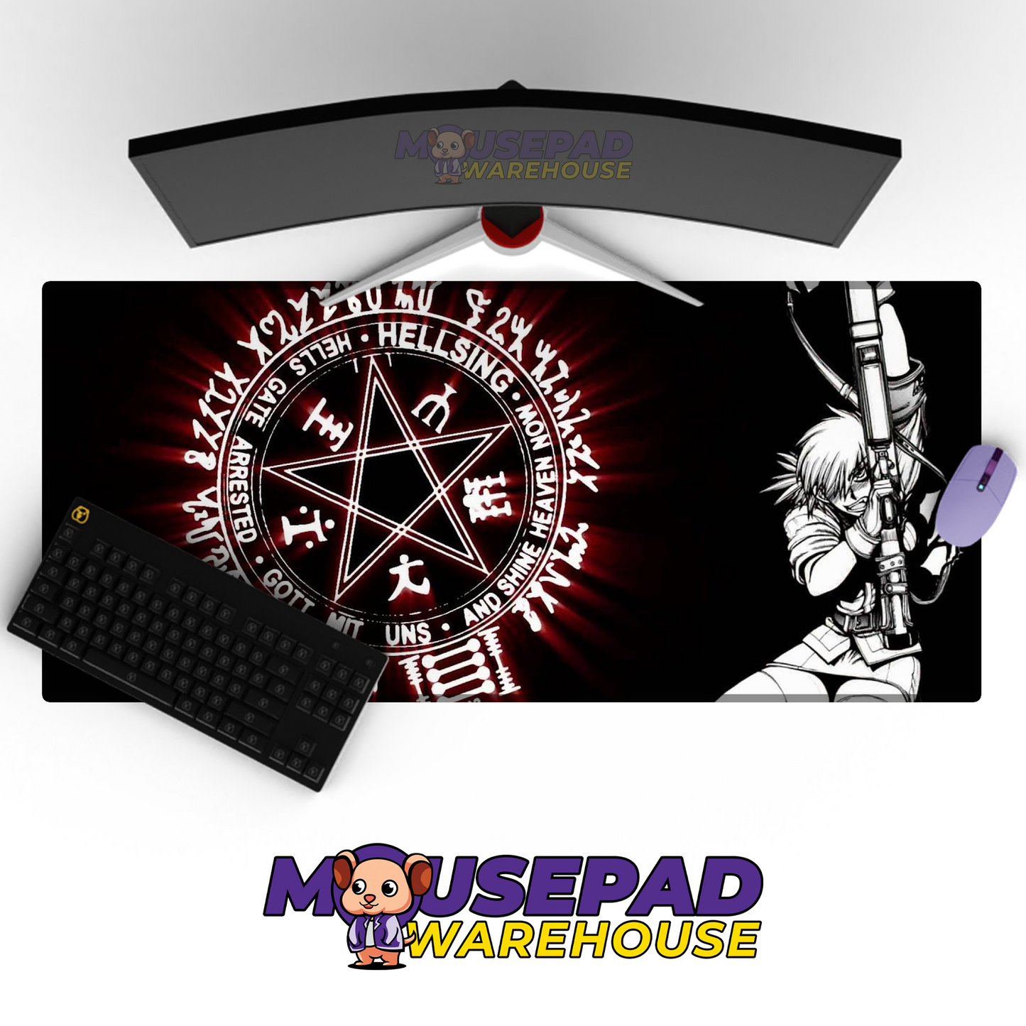 Hellsing Ultimate V26 Mousepad Mockup
