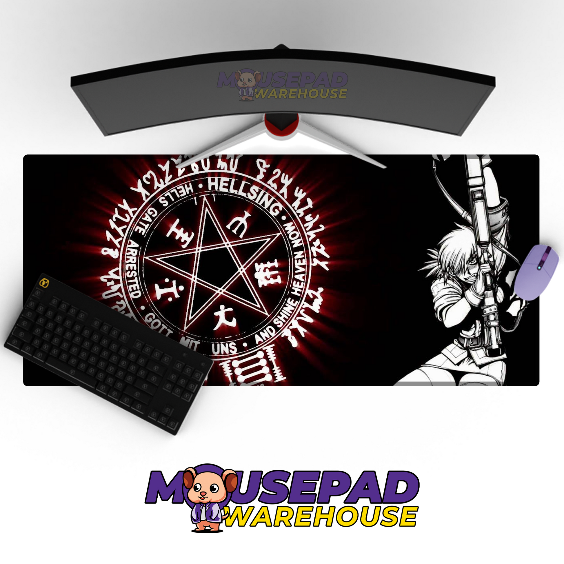 Hellsing Ultimate V26 Mousepad Mockup