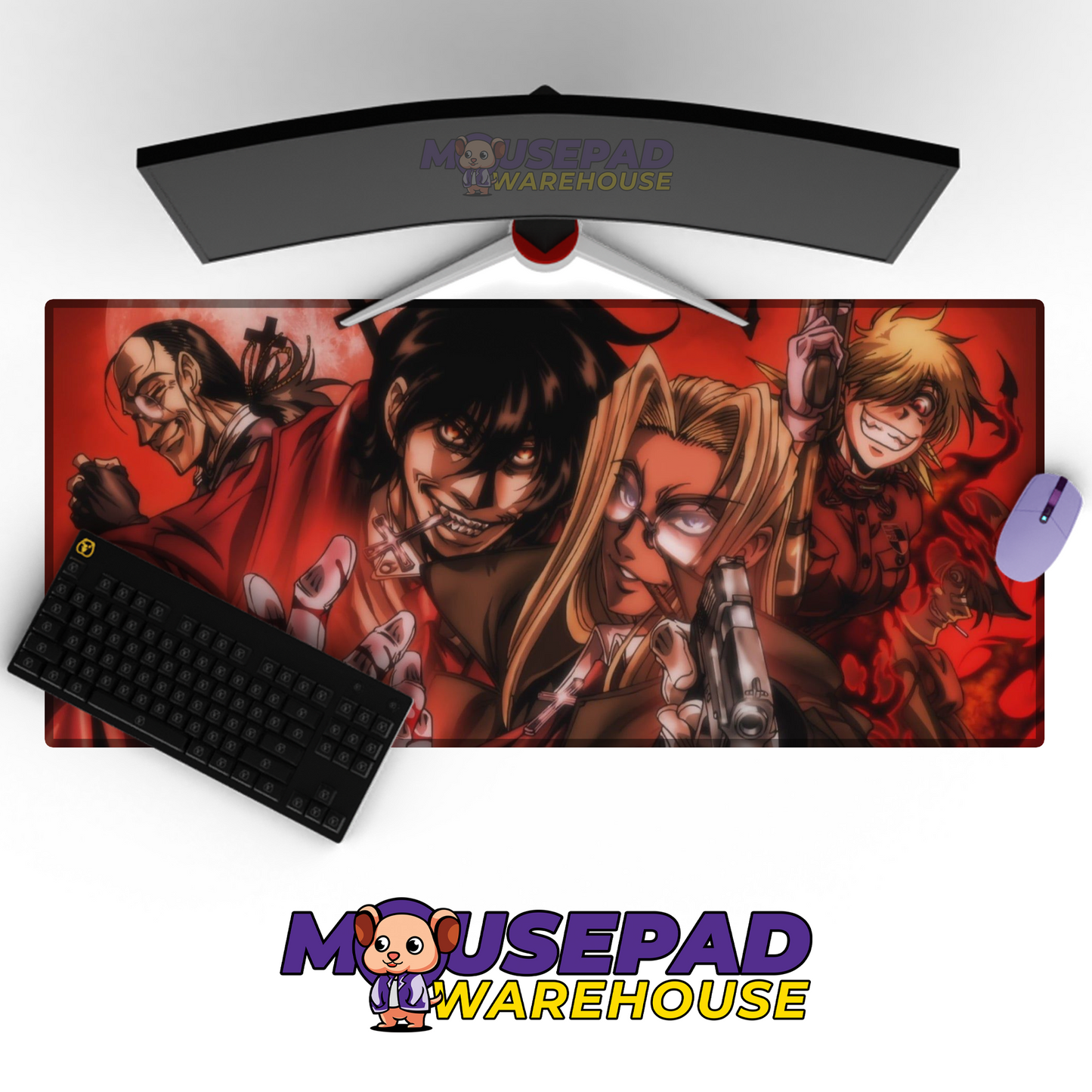 Hellsing Ultimate V28 Mousepad Mockup