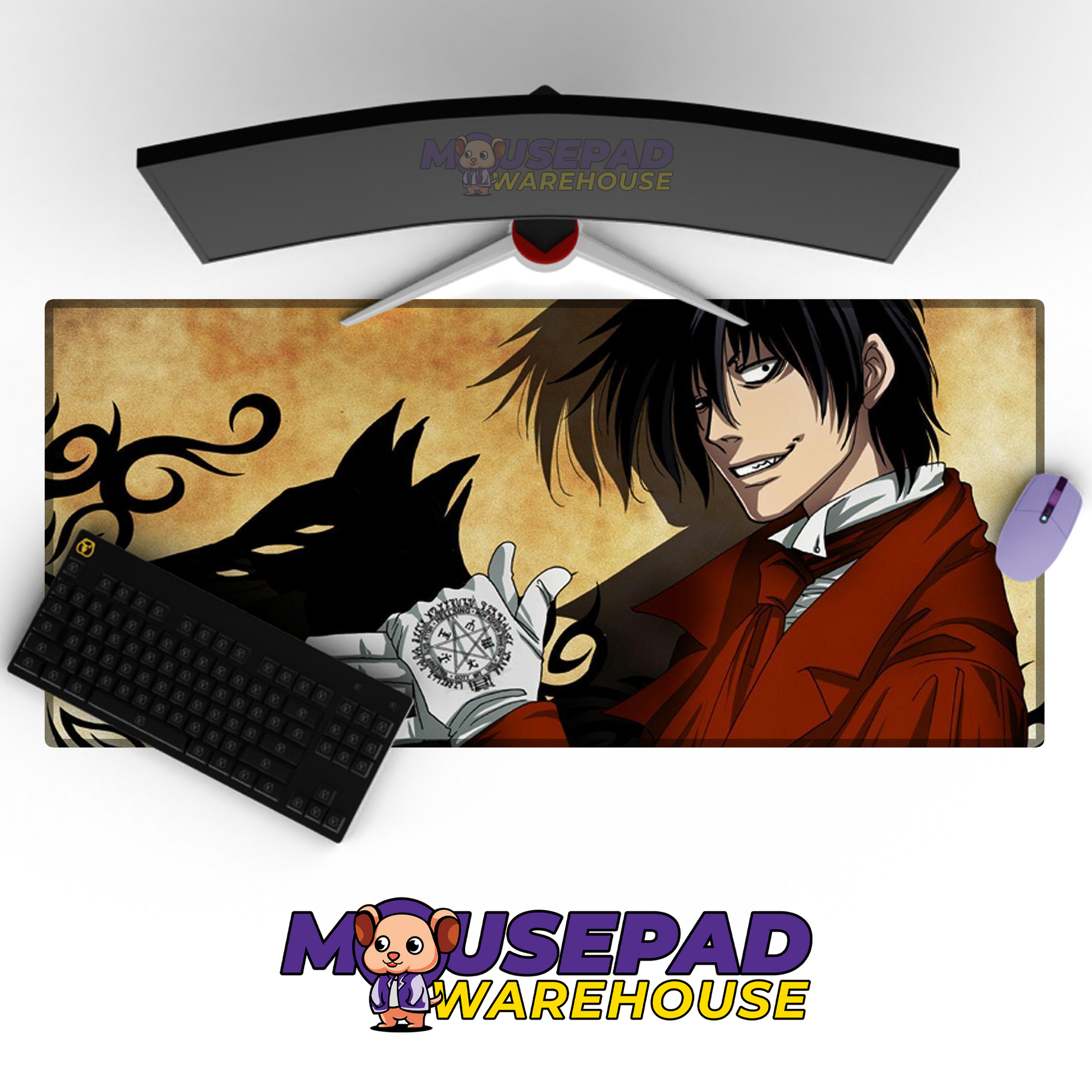 Hellsing Ultimate V3 Mousepad Mockup