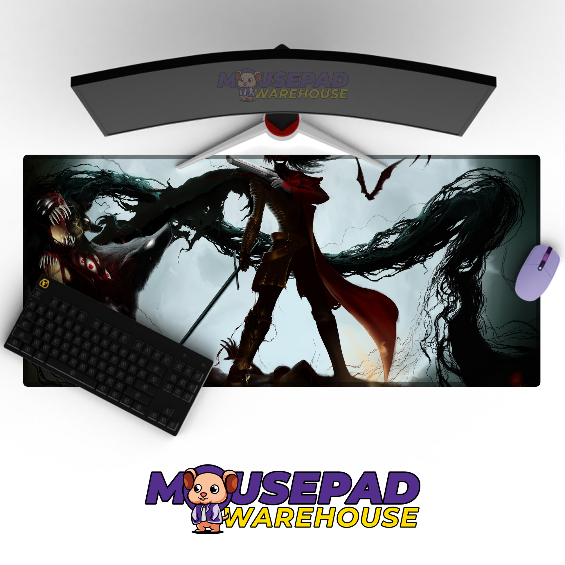 Hellsing Ultimate V5 Mousepad Mockup