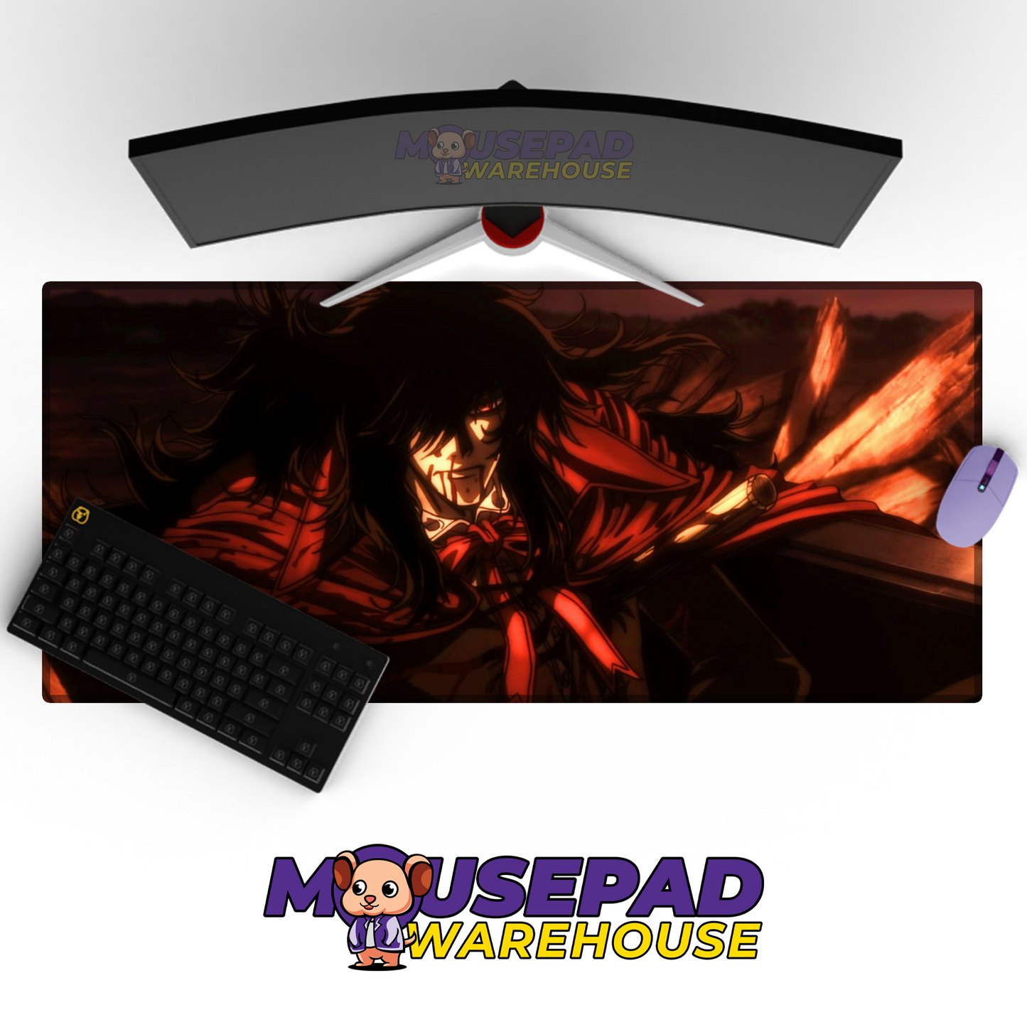 Hellsing Ultimate V8 Mousepad Mockup