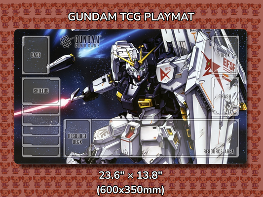 Hi Nu RX932 V4 Gundam TCG Playmat Mockup