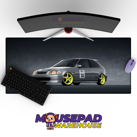 Honda Civic EK V7 Mousepad Mockup