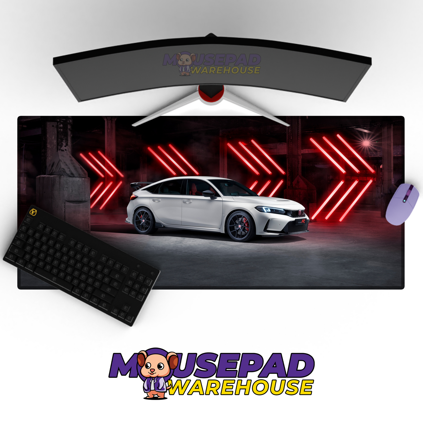 Honda Civic FL5 Type R V14 Mousepad Mockup
